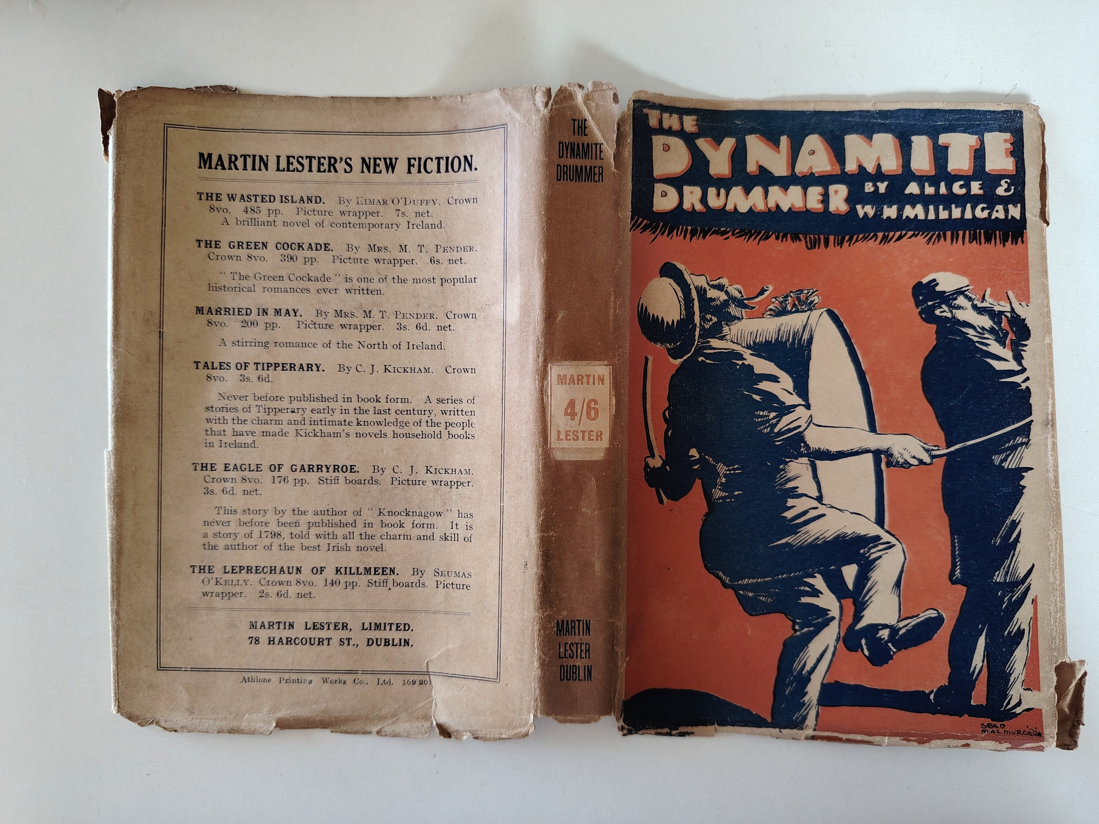 The Dynamite Drummer by Alice and W H Milligan First Edition Accredited to be c1918 Ireland