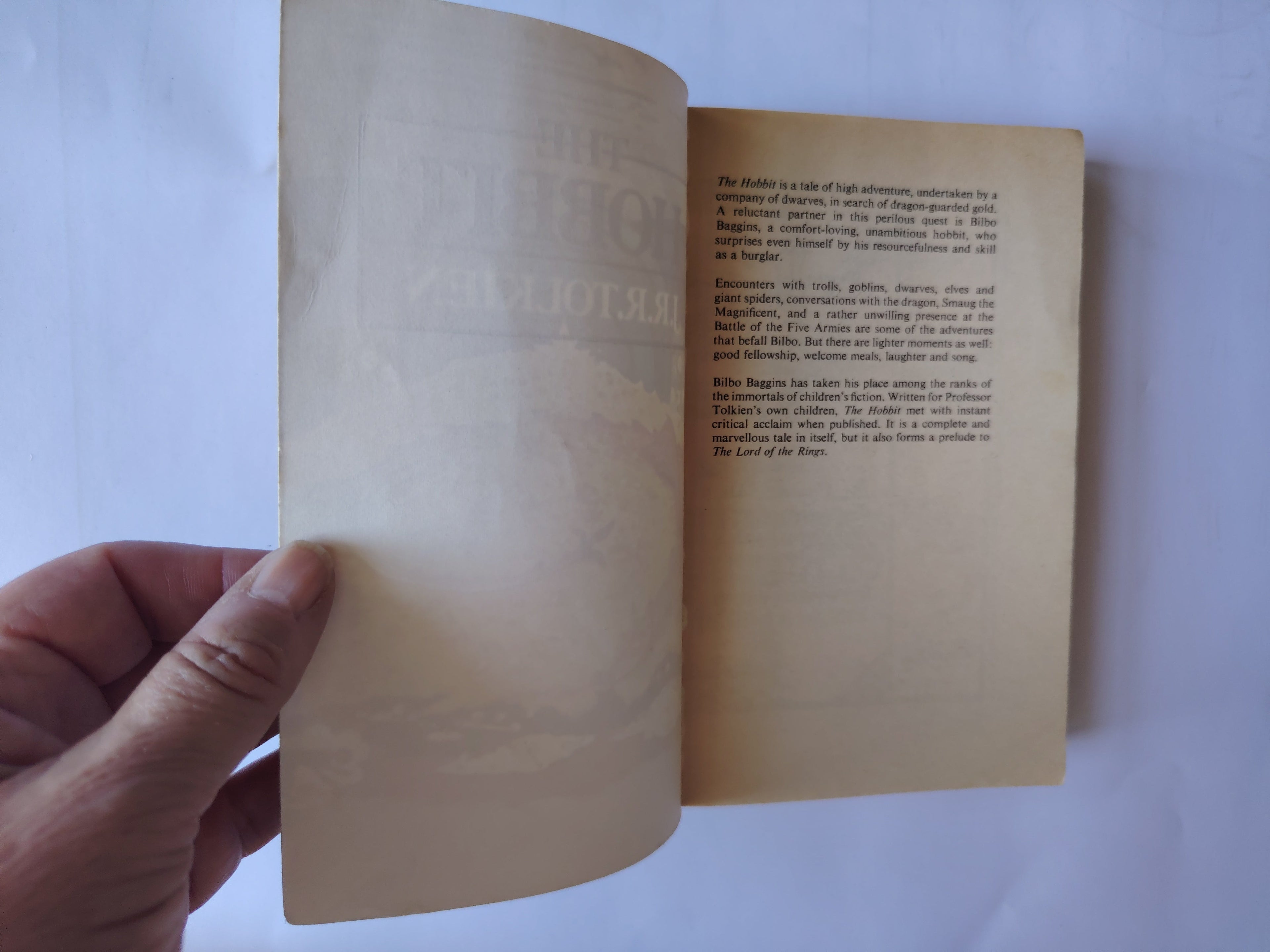 The Hobbit by J R R Tolkien Unwin Paperbacks Fourth Edition 1981