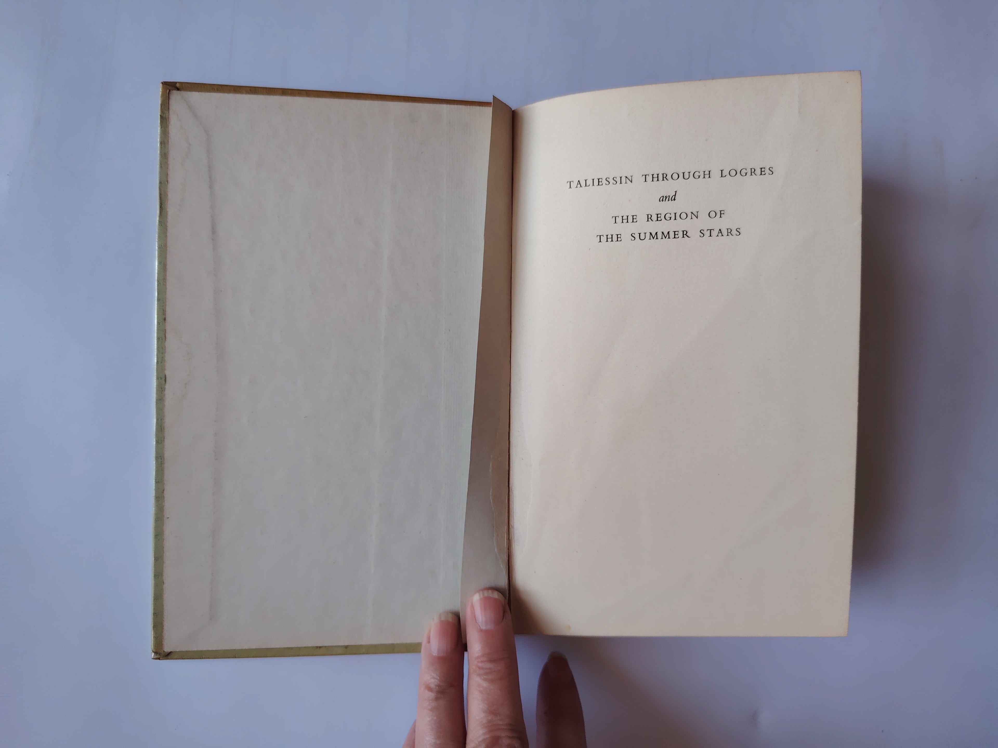 Taliessin Through Logres and The Region of the Summer Stars by Charles Williams Library Binding 1954