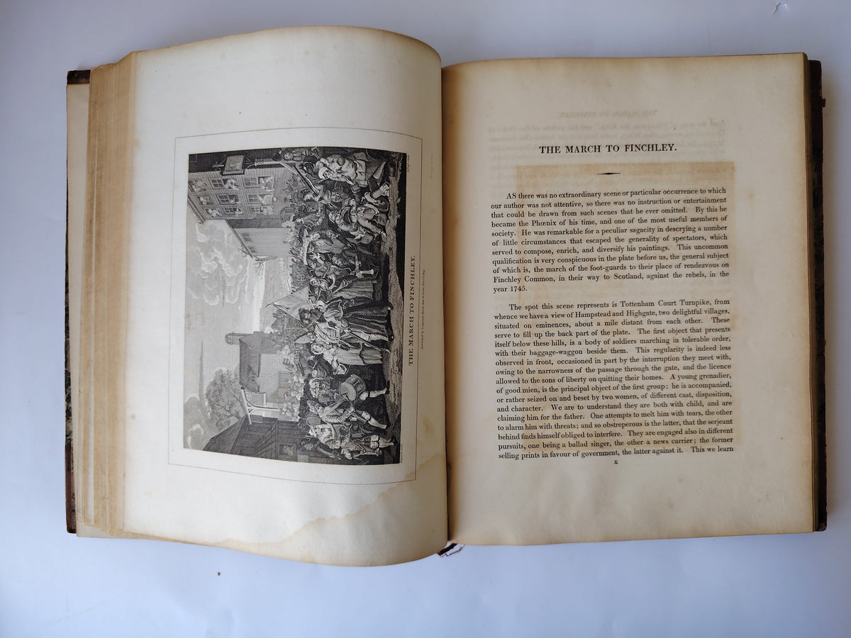 The Works of William Hogarth containing One Hundred and Fifty-Nine Engravings by Mr Cooke and Mr Davenport by Rev John Trusler in Two Volumes 1821