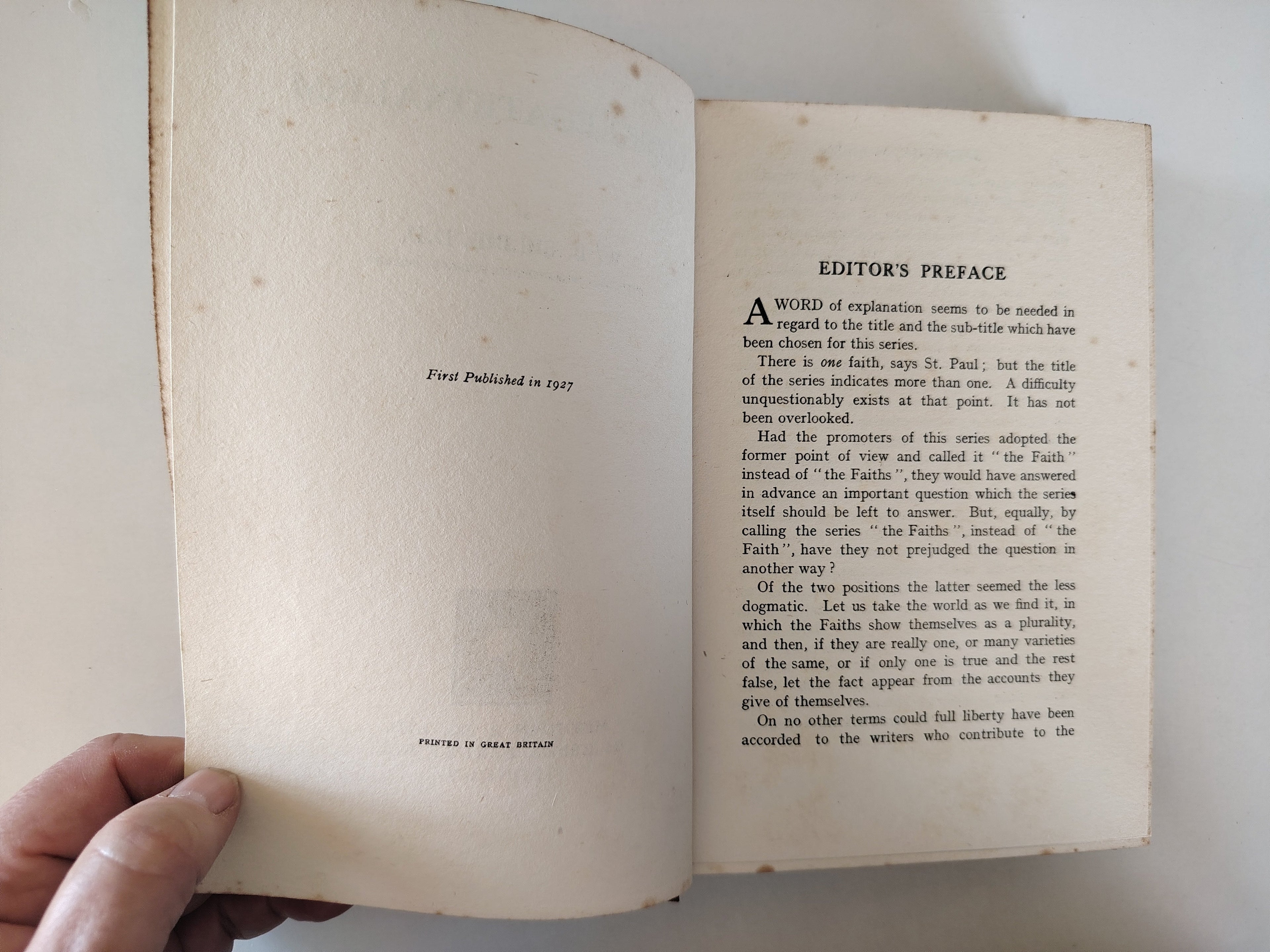 Congregationalism by W B Selbie First Edition 1927