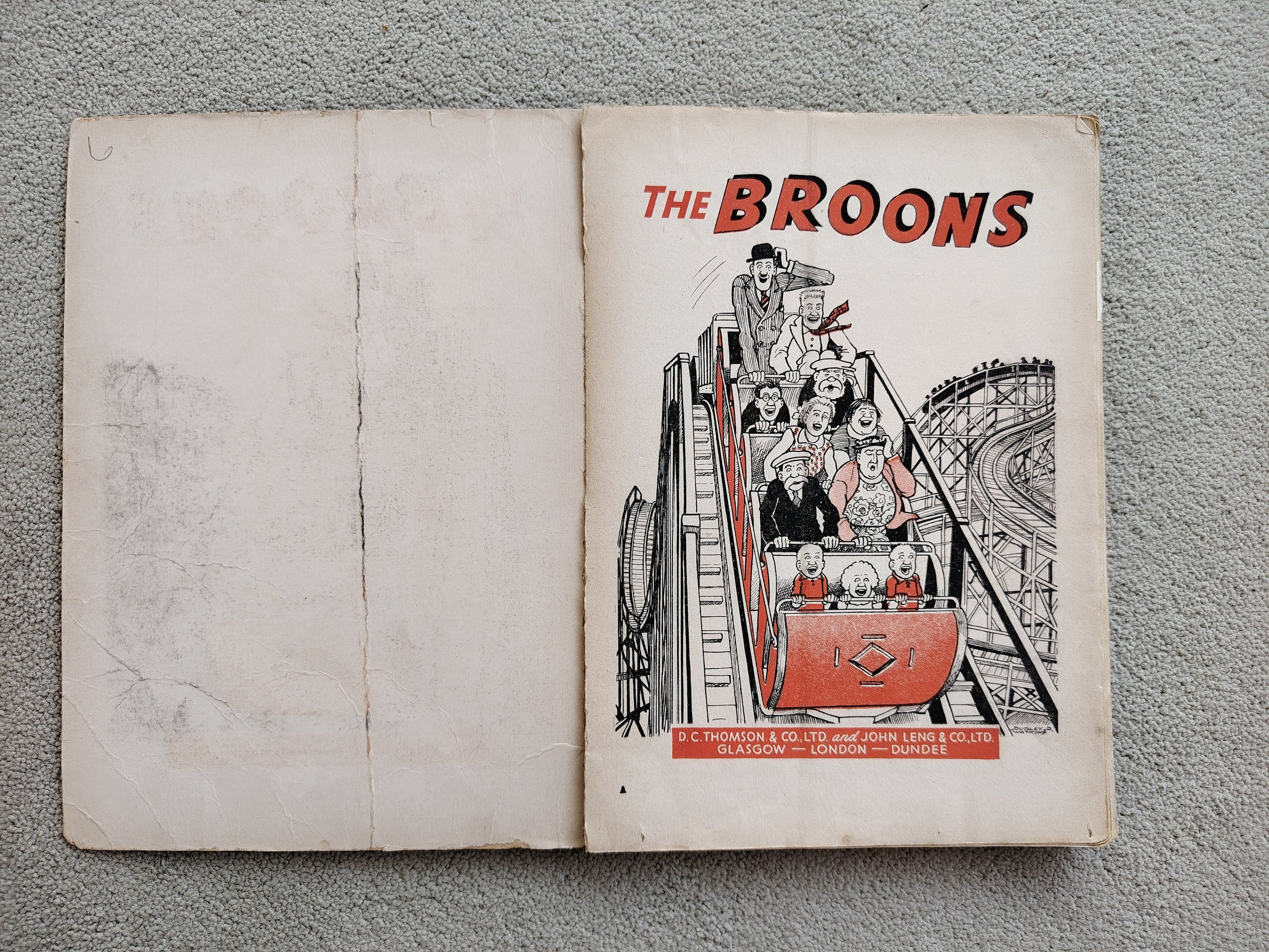 The Broons Annual ?1957 1958 D C Thomson & Co Ltd and John Leng & Co Ltd Dudley D Watkins