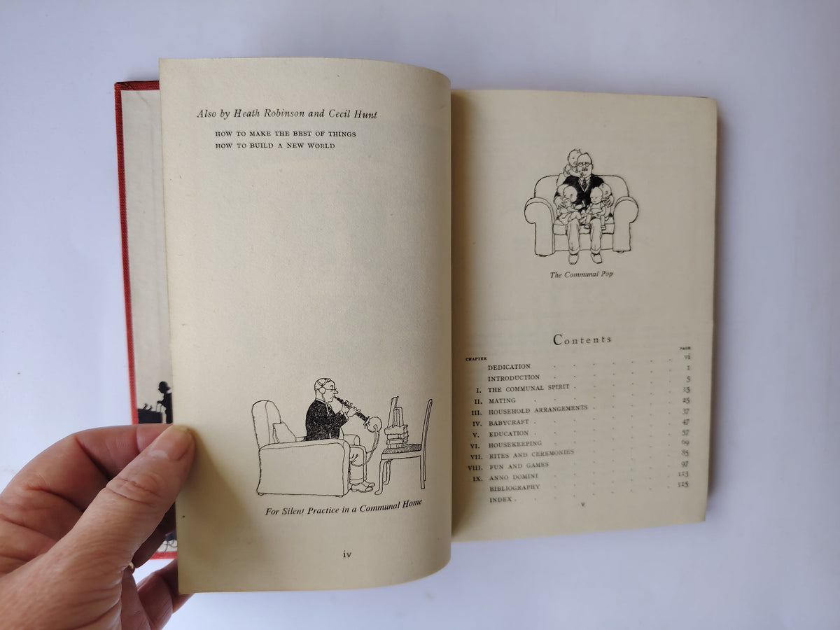 How to Run a Communal Home by W Heath Robinson & Cecil Hunt Published by Hutchinson c1940