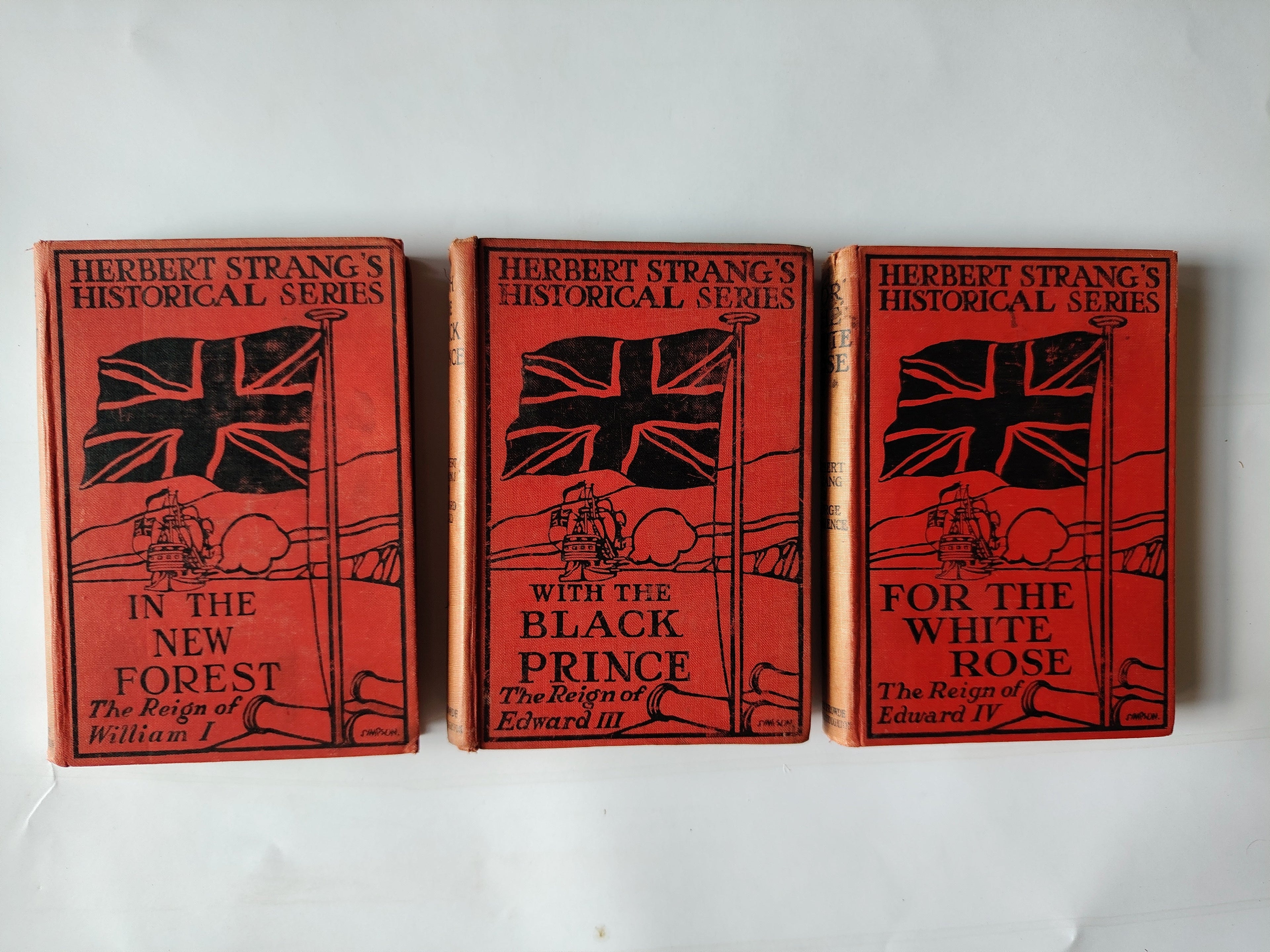 Herbert Strang's Historical Series With the Black Prince The Reign of Edward VIII & In the New Forest The Reign of William I