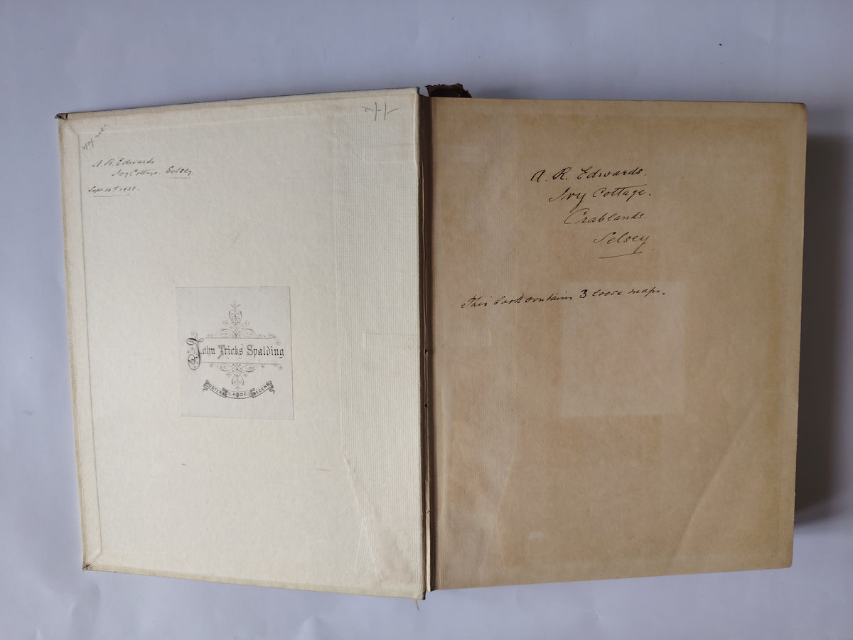 Selsey Bill: Historic & Prehistoric by E Heron-Allen Published in 1911 Large Heavy Book