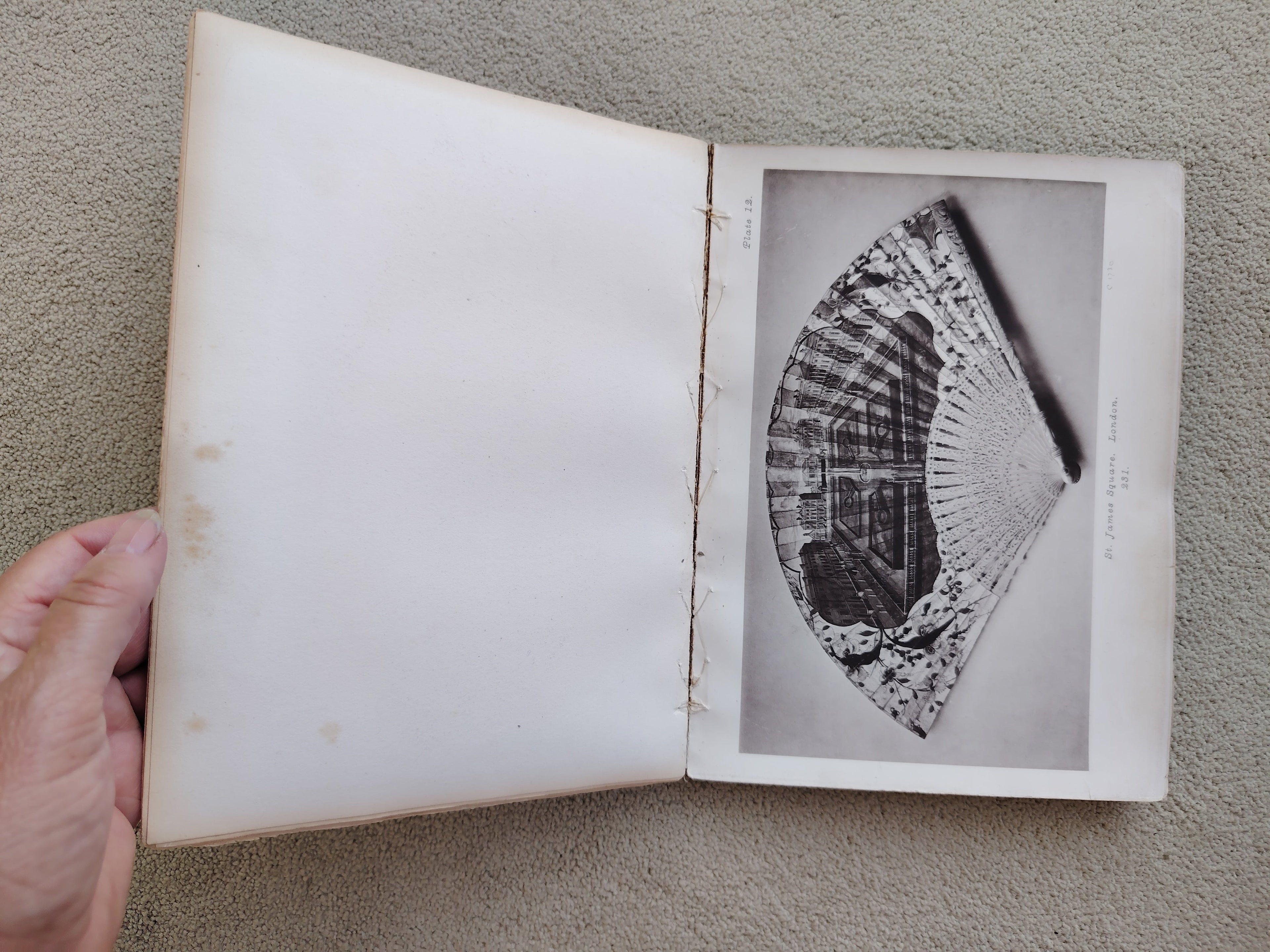 Illustrated Catalogue of Mr Robert Walker's Cabinet of Old Fans Sold by Sotheby Wilkinson & Hodge 1882