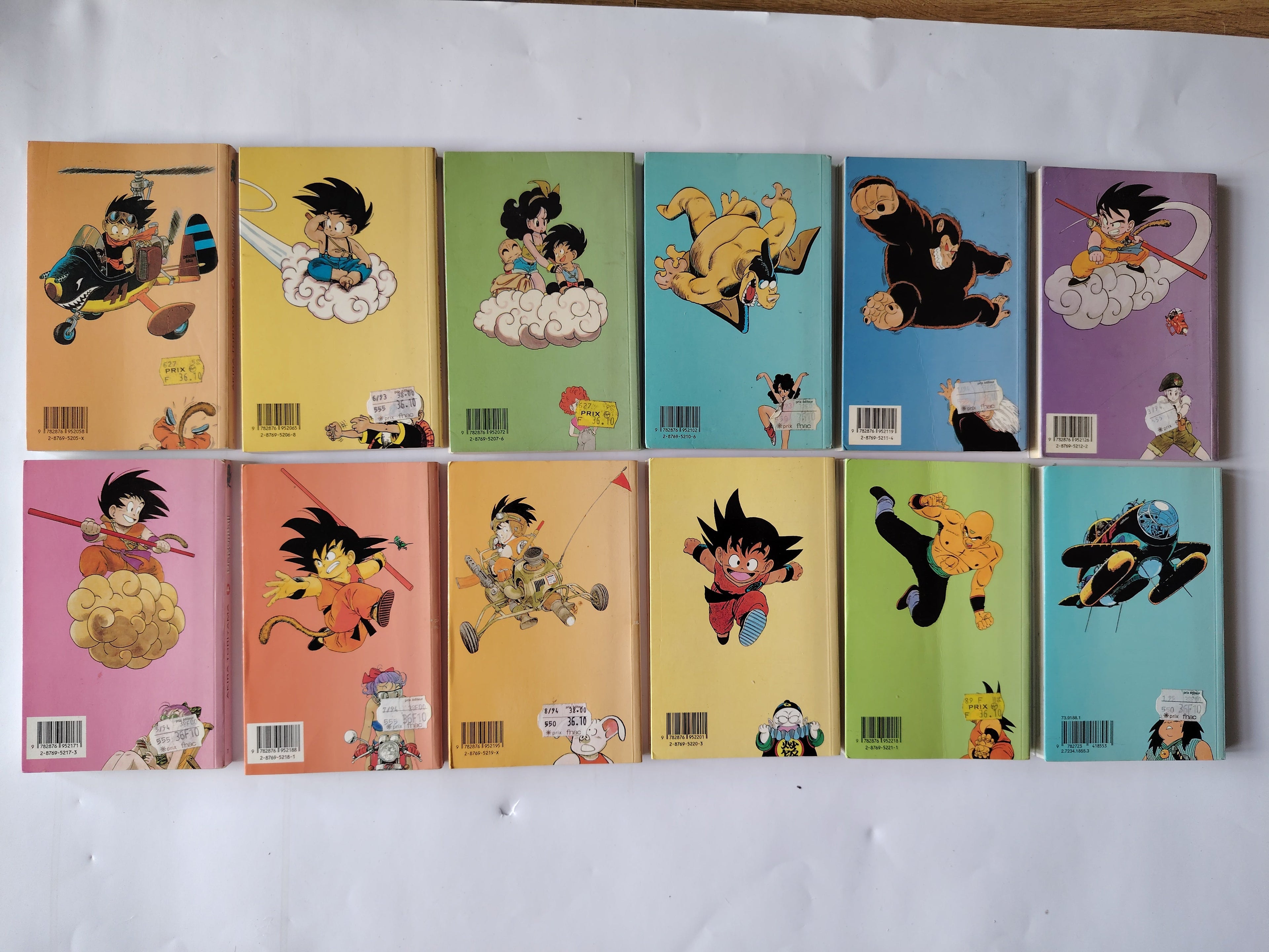 DragonBall by Akira Toriyama Vols 1-12 Edition Francaise in French 1990s