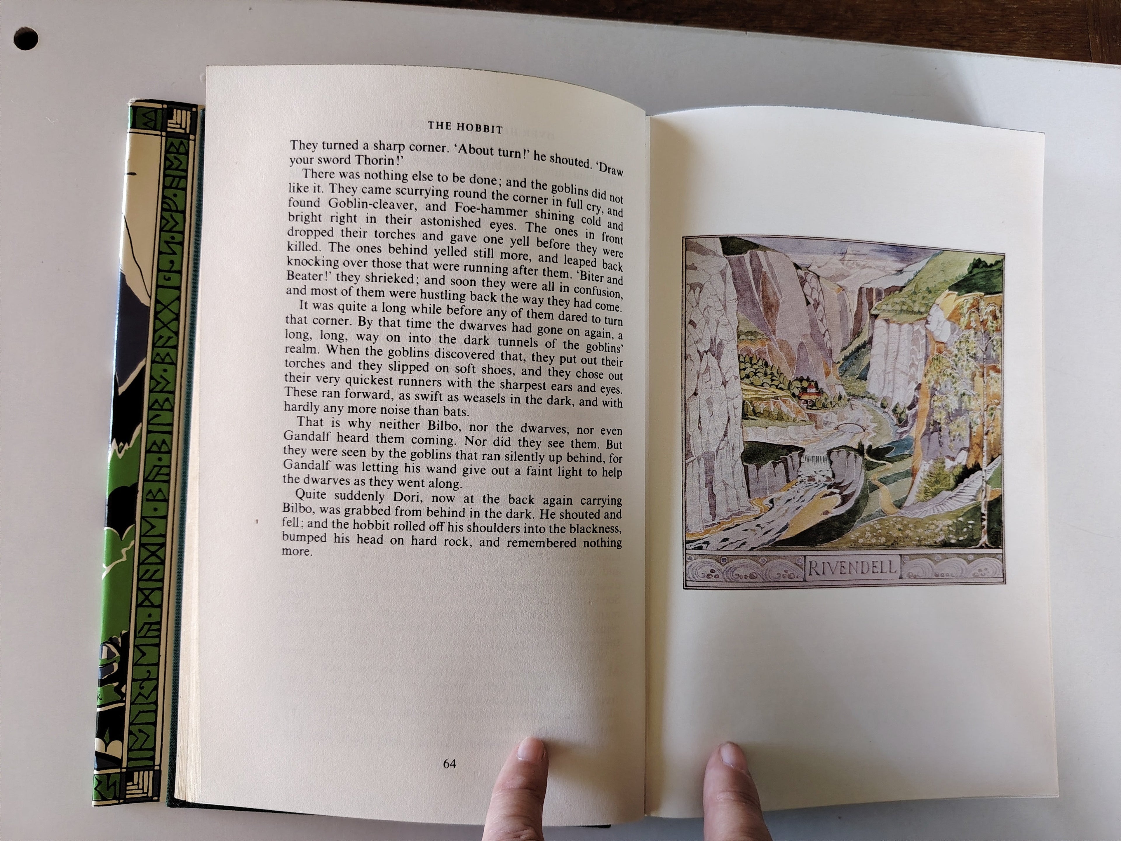 The Hobbit or There and Back Again by J R R Tolkien Illustrated George Allen & Unwin Fourth Edition 1978