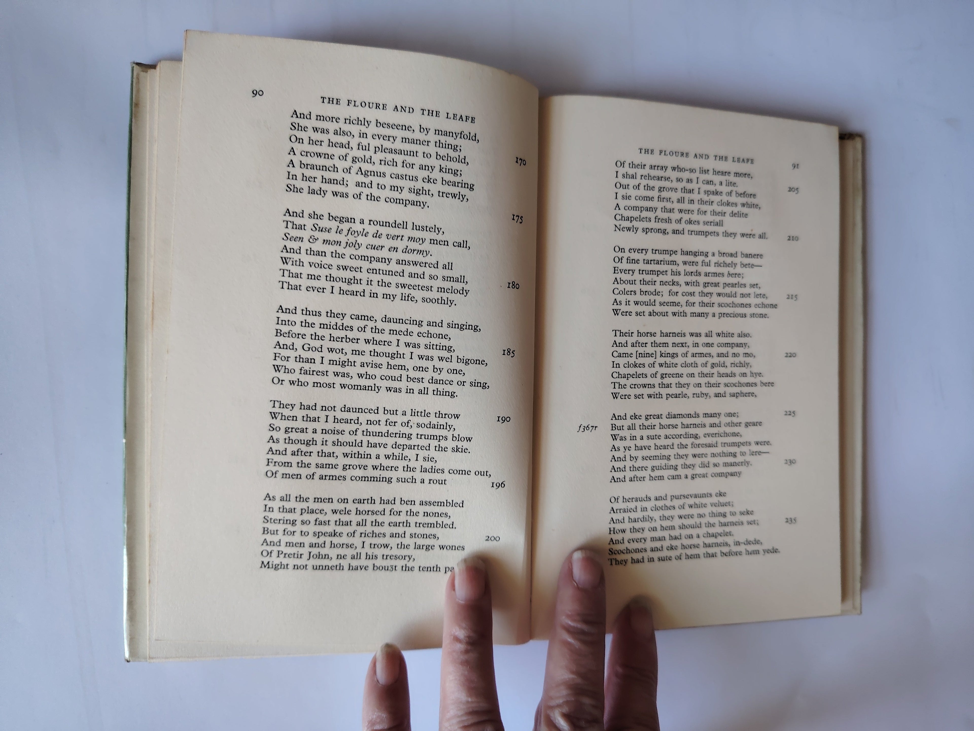 The Floure and the Leafe and The Assembly of Ladies First Edition Book 1962