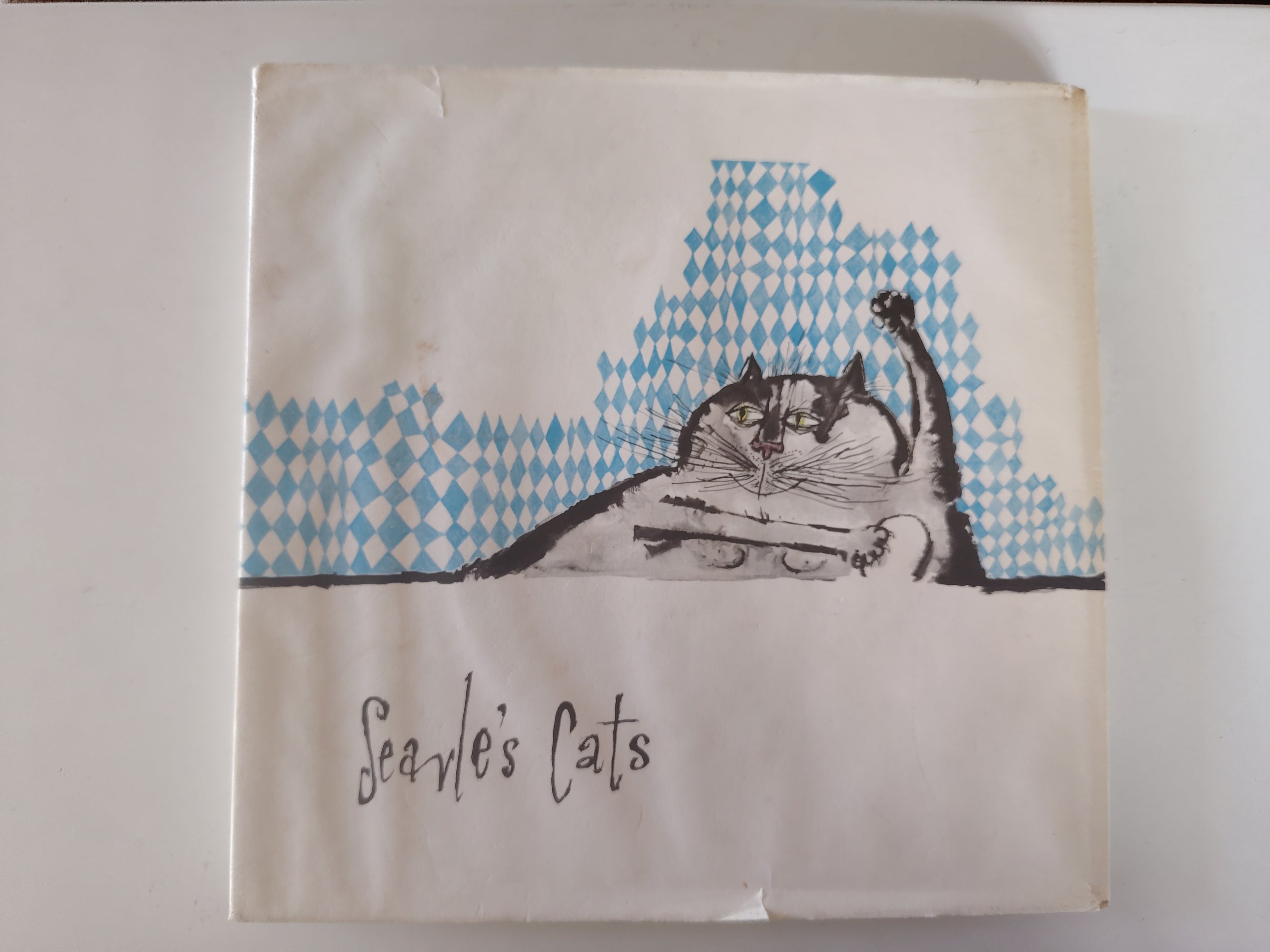 Searle's Cats Illustrated Hardback Book by Ronald Searle First Edition 1967
