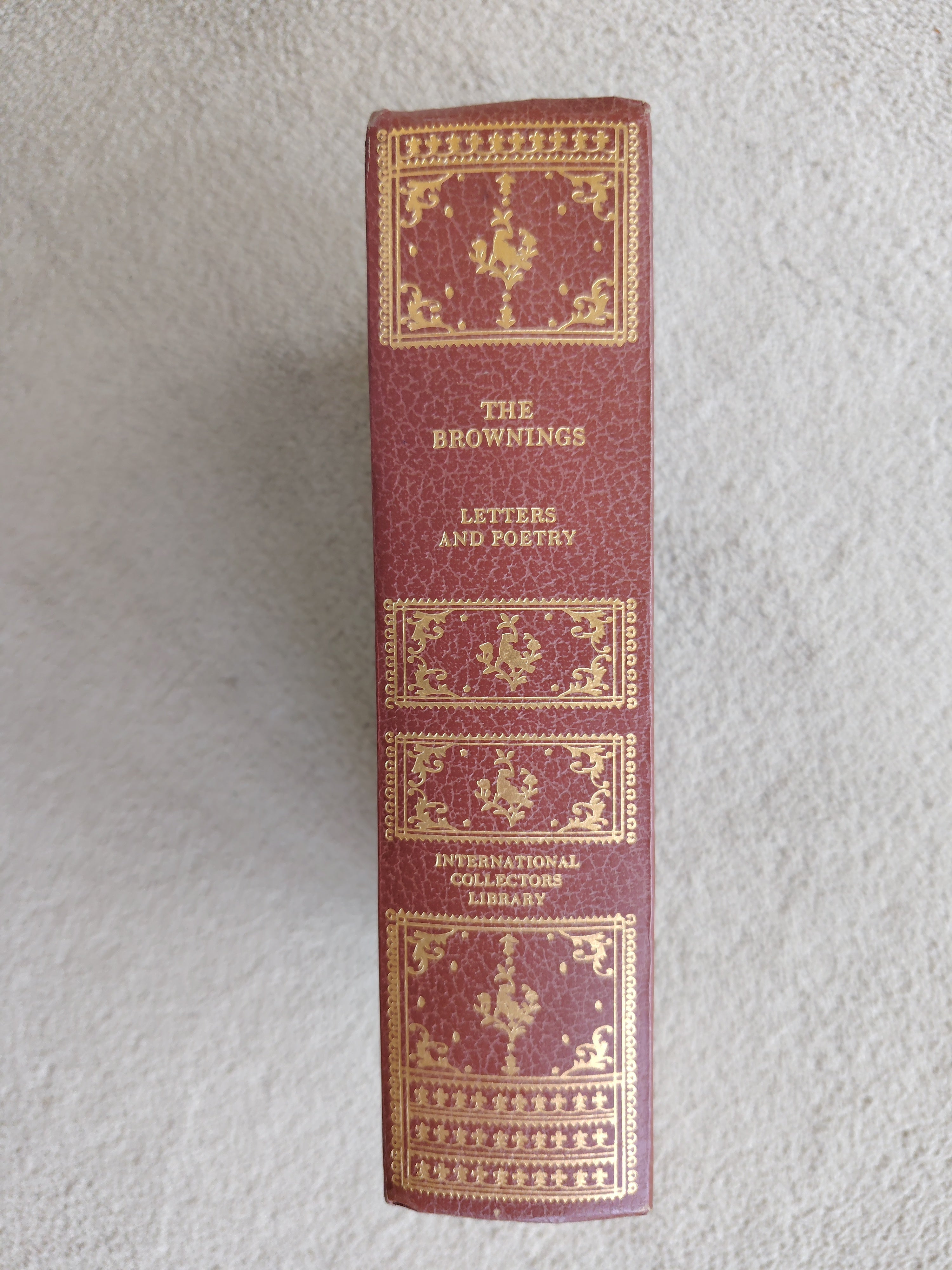The Brownings Letters and Poetry Selected by Christopher Ricks First US Edition 1970
