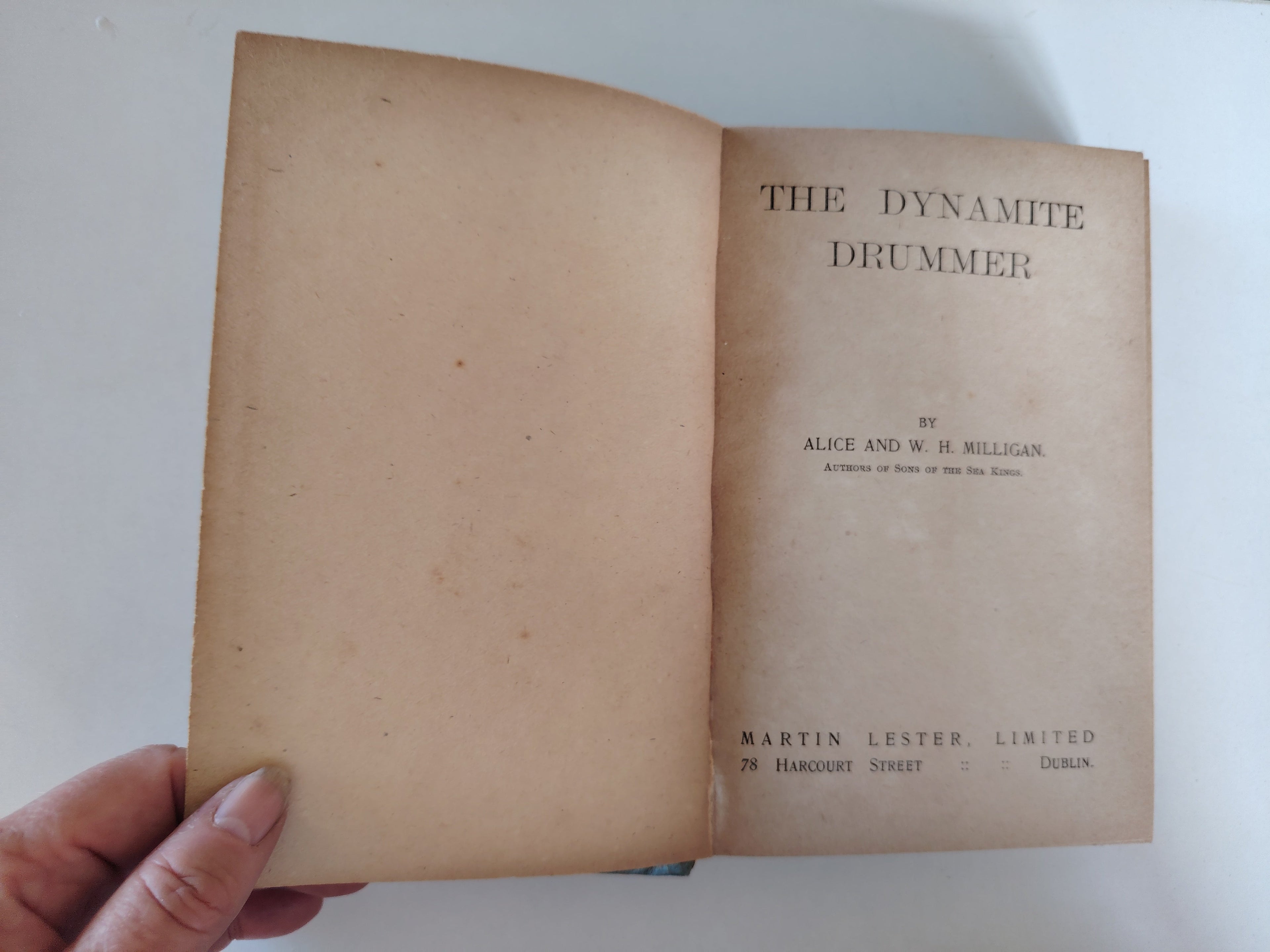 The Dynamite Drummer by Alice and W H Milligan First Edition Accredited to be c1918 Ireland