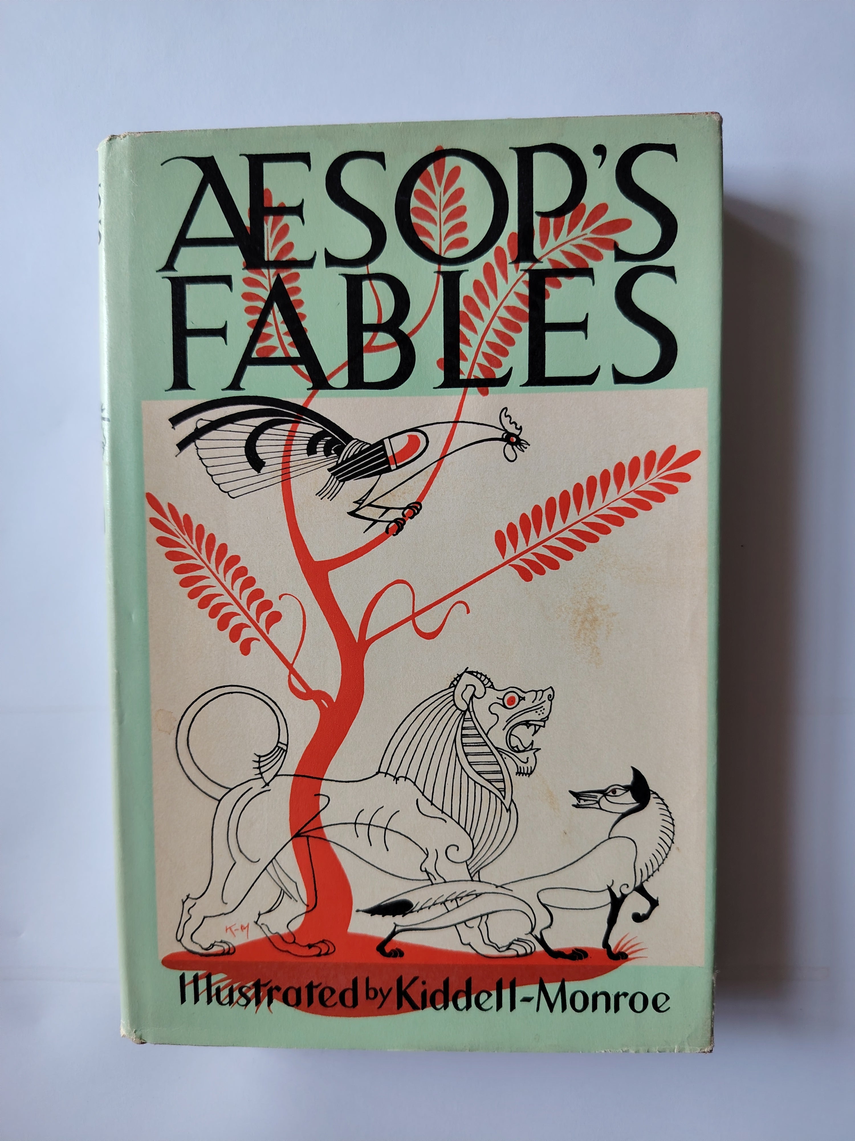 Aesop's Fables Illustrated by Joan Kiddell-Monroe 1967 Hardback Book with  Children's Illustrated Classics