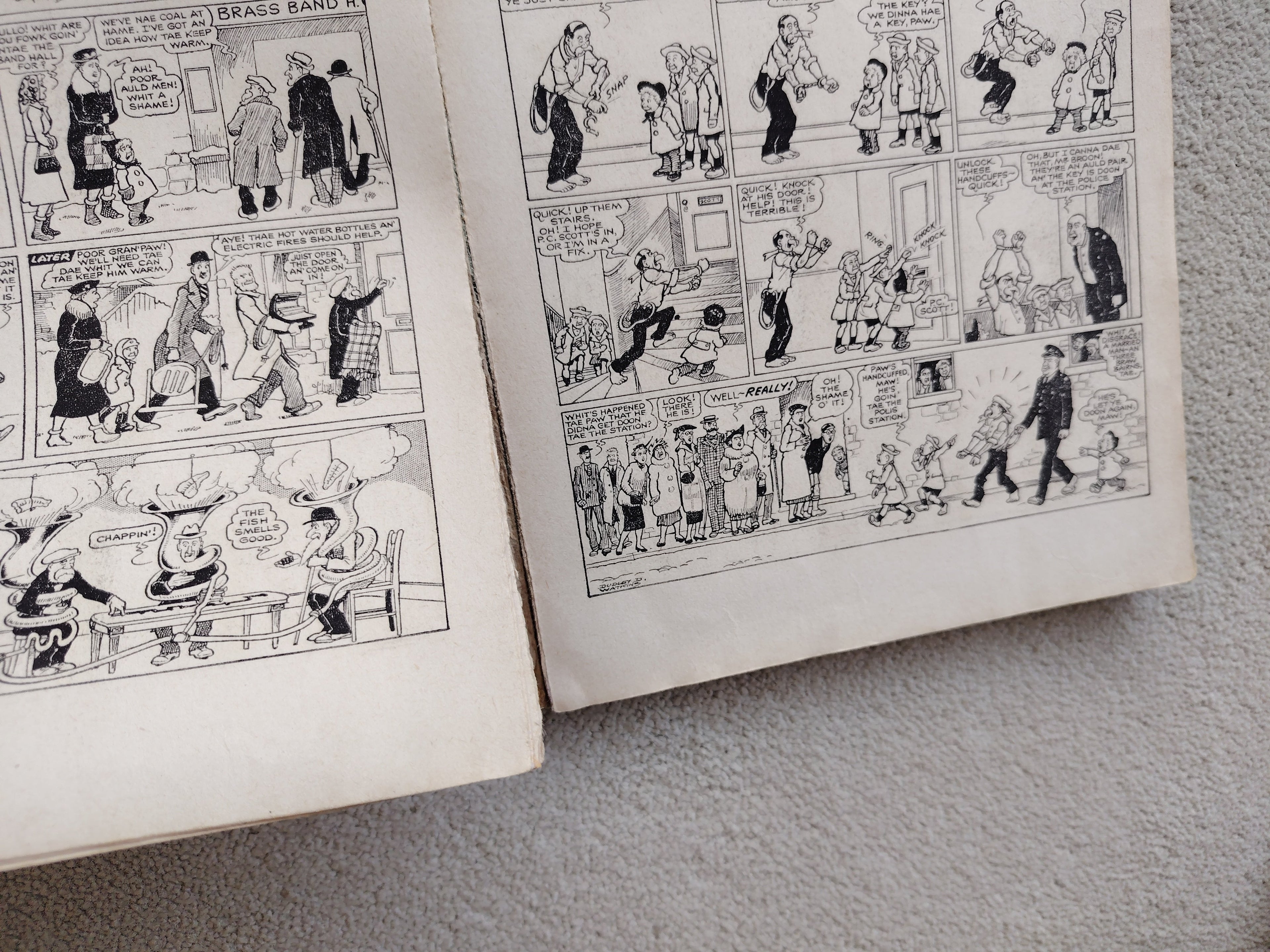 The Broons Annual ?1957 1958 D C Thomson & Co Ltd and John Leng & Co Ltd Dudley D Watkins