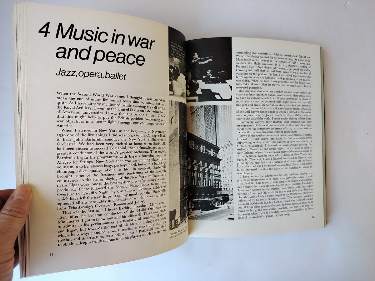 Music A Joy for Life by Edward Heath SIGNED First Edition Hardback Book 1976