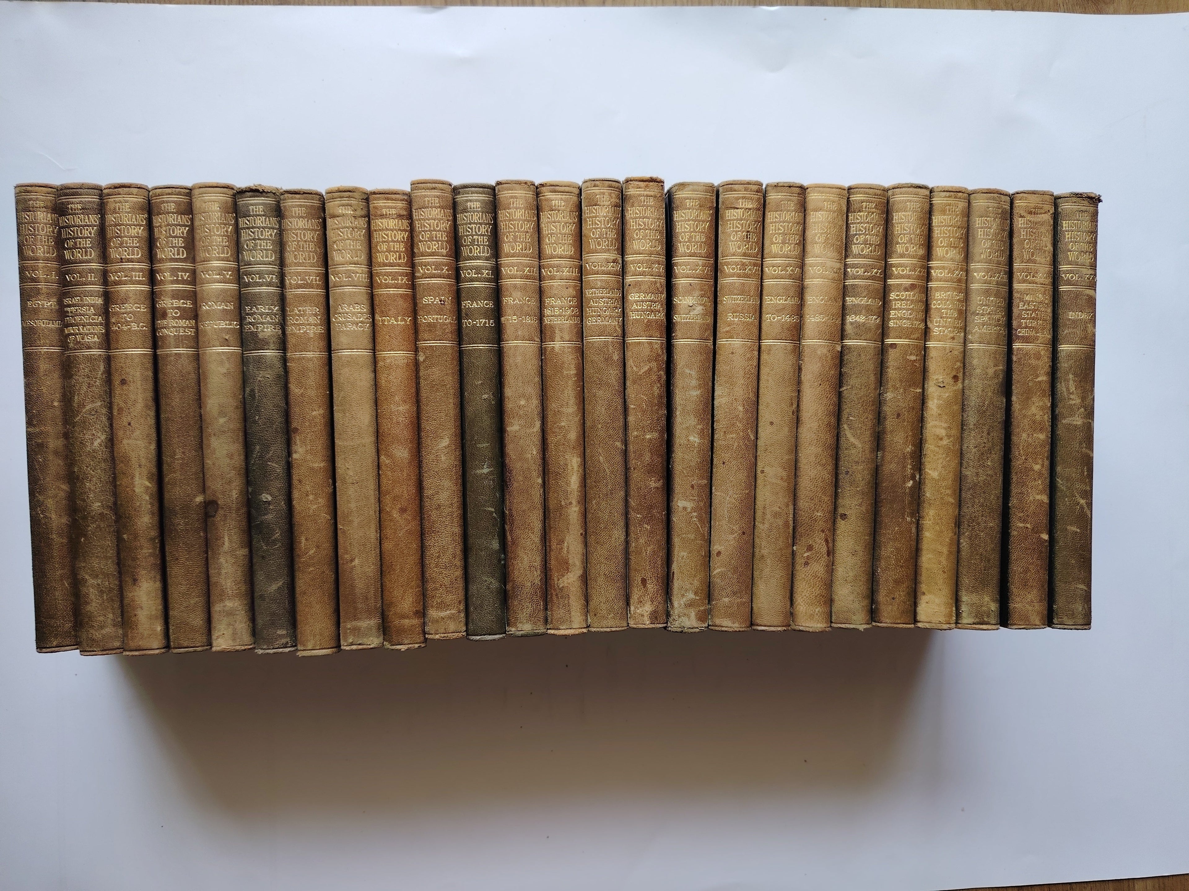 The Historians History of the World by Henry Smith Williams in Twenty-Five Volumes 1907