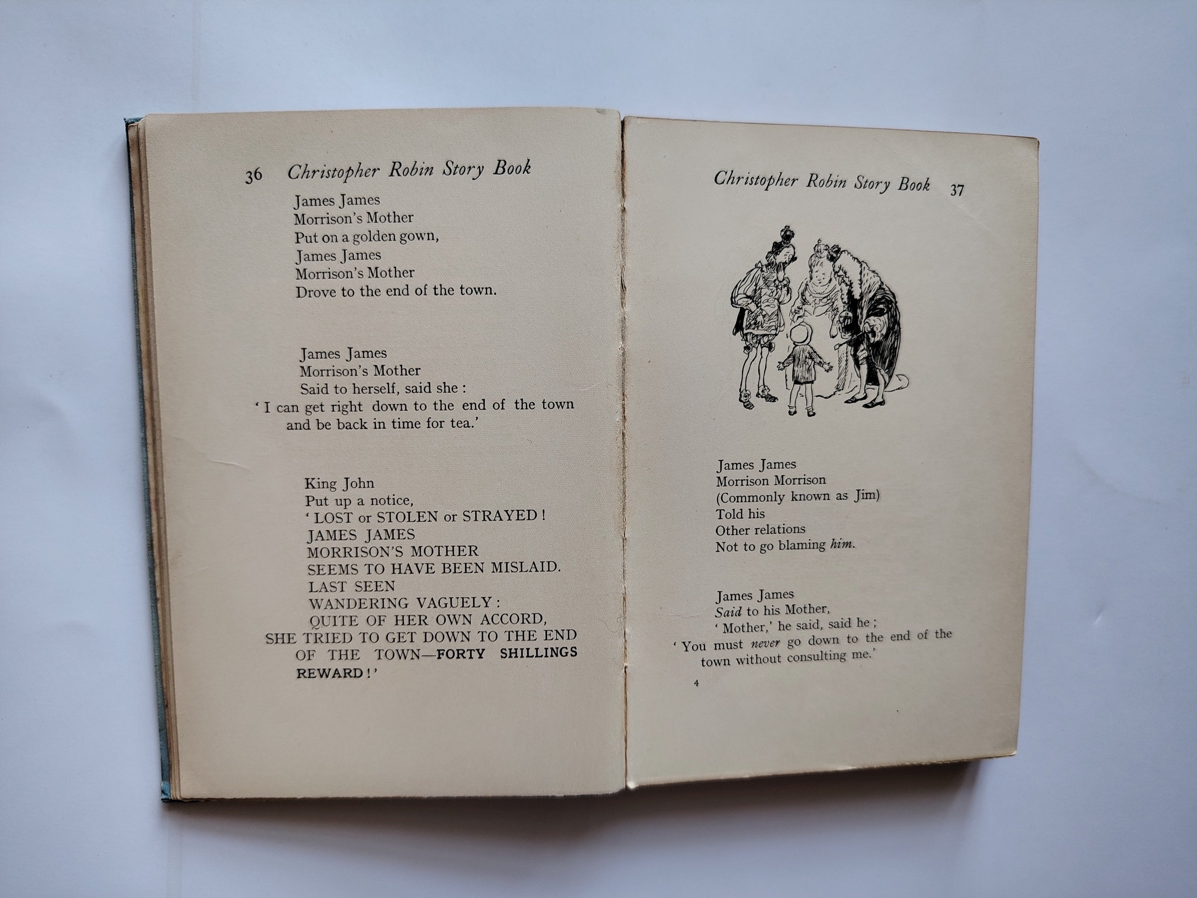 The Christopher Robin Story Book A A Milne First UK Edition 1929 Illustrated by Ernest H Shepard