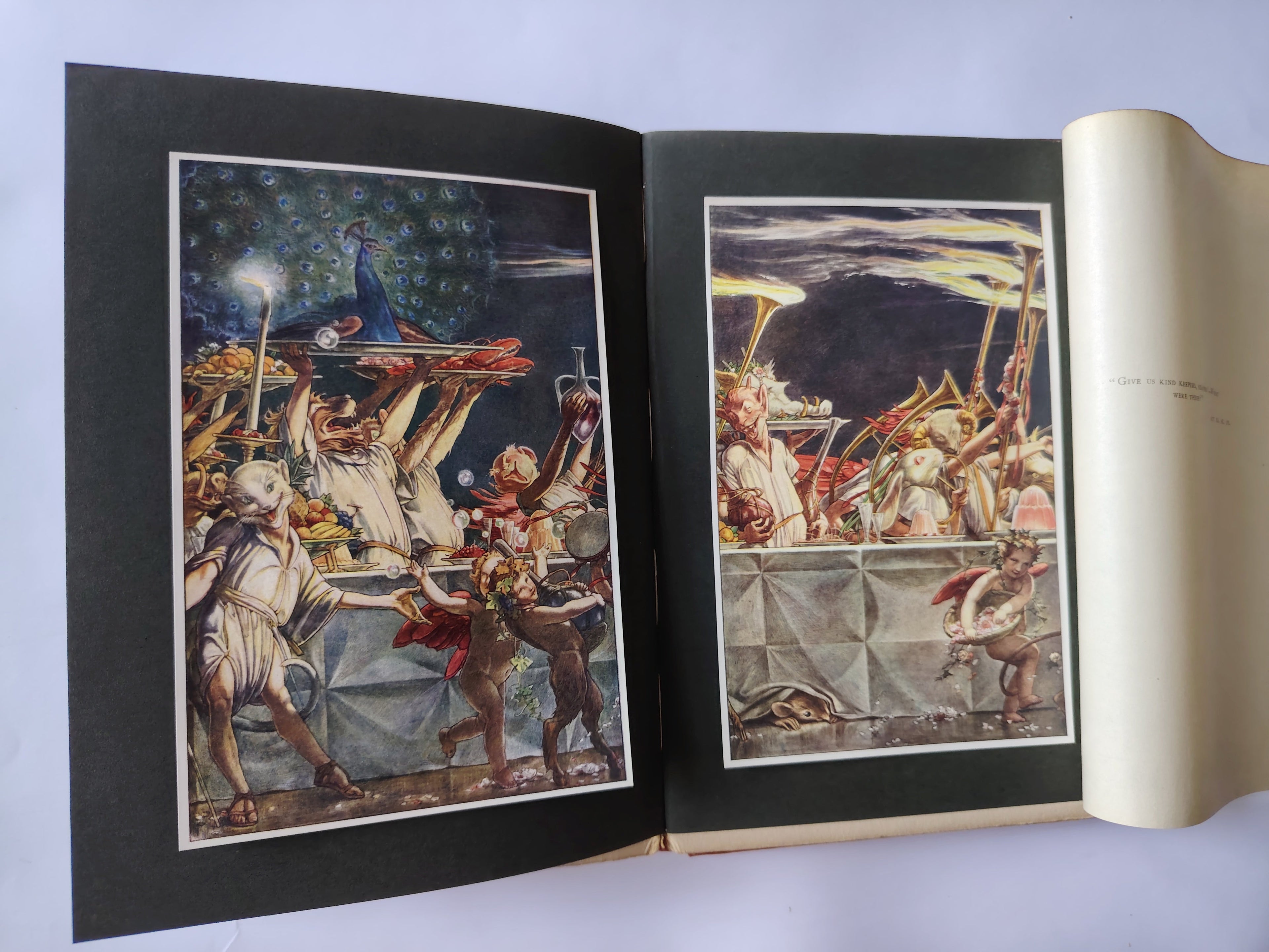 The Tempest by William Shakespeare with Illustrations in Colour by Paul Woodroffe and Songs by Joseph Moorat Published in 1908