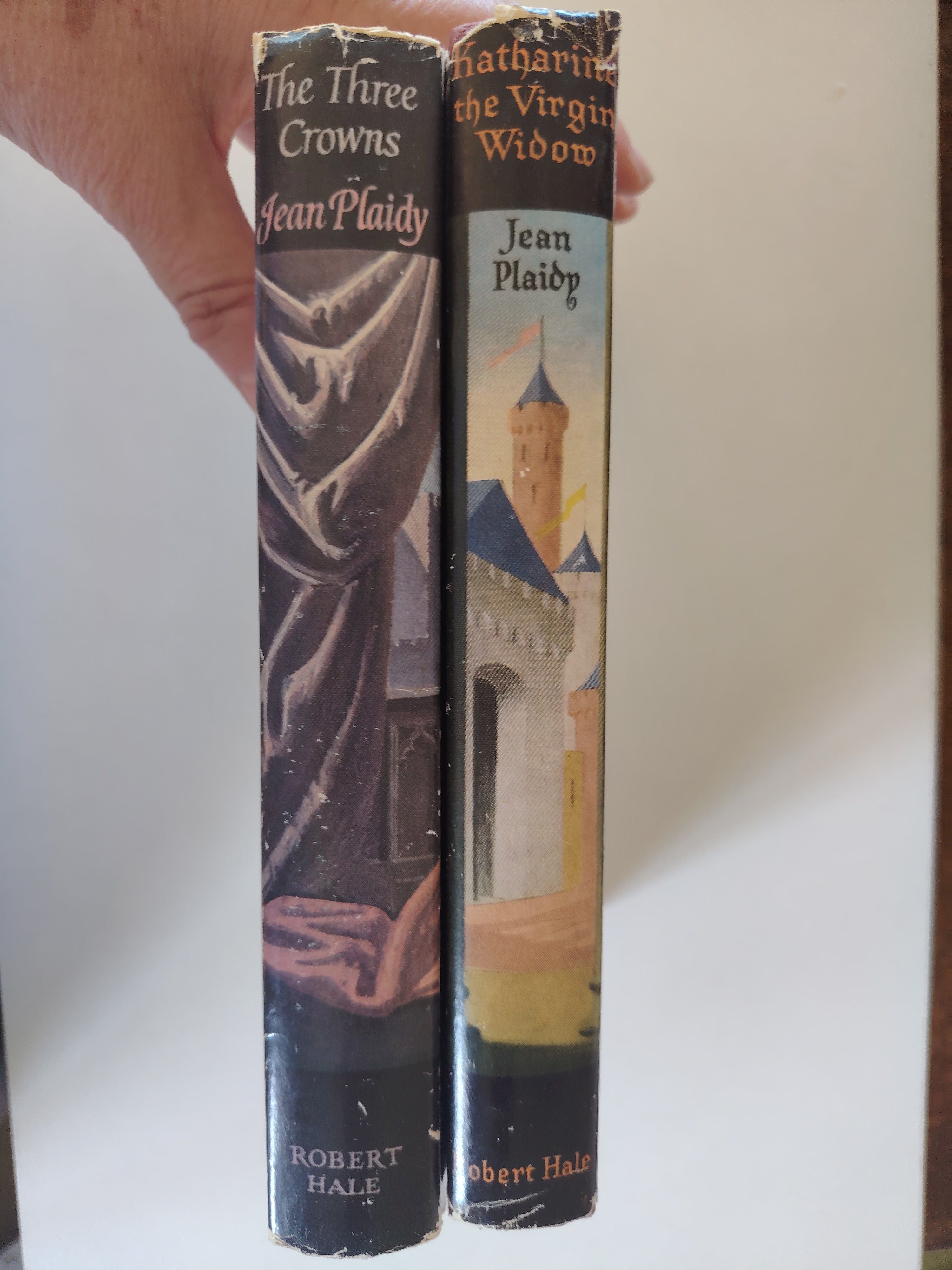 Two First Edition Jean Plaidy Hardback Books with Dustjackets 1961 and 1965 Published by Robert Hale Limited
