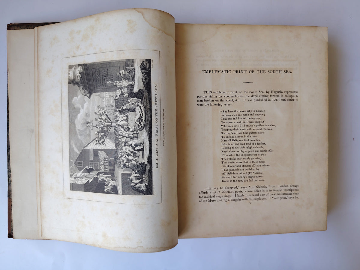 The Works of William Hogarth containing One Hundred and Fifty-Nine Engravings by Mr Cooke and Mr Davenport by Rev John Trusler in Two Volumes 1821