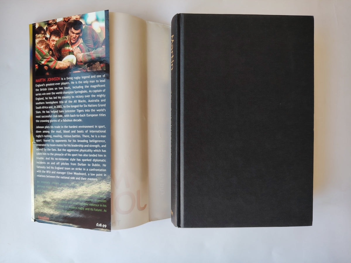 Martin Johnson The Autobiography SIGNED First Edition Book Rugby