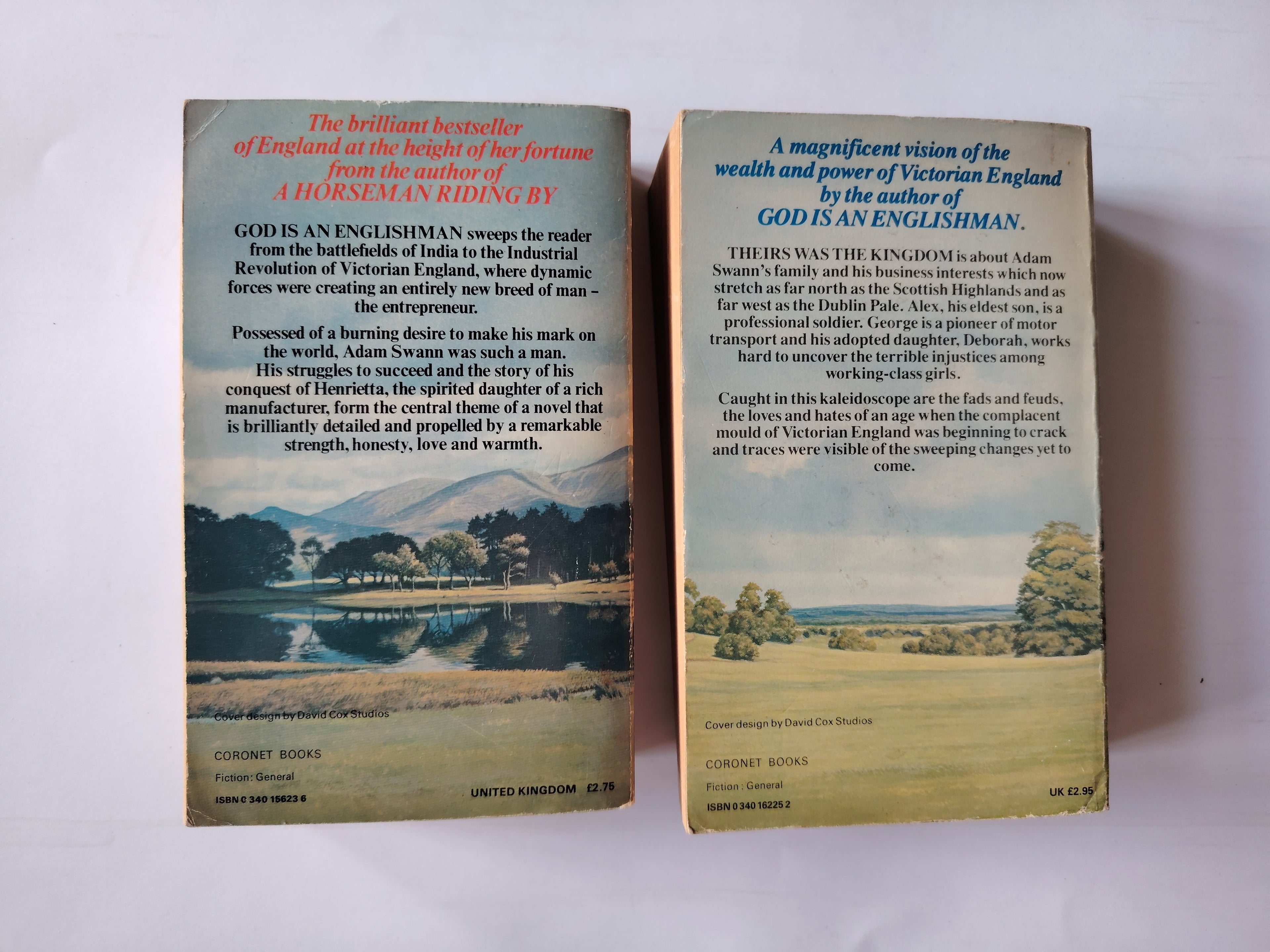 R F Delderfield Two Book Set God is an Englishman and Theirs Was the Kingdom Coronet 1983 Coronet