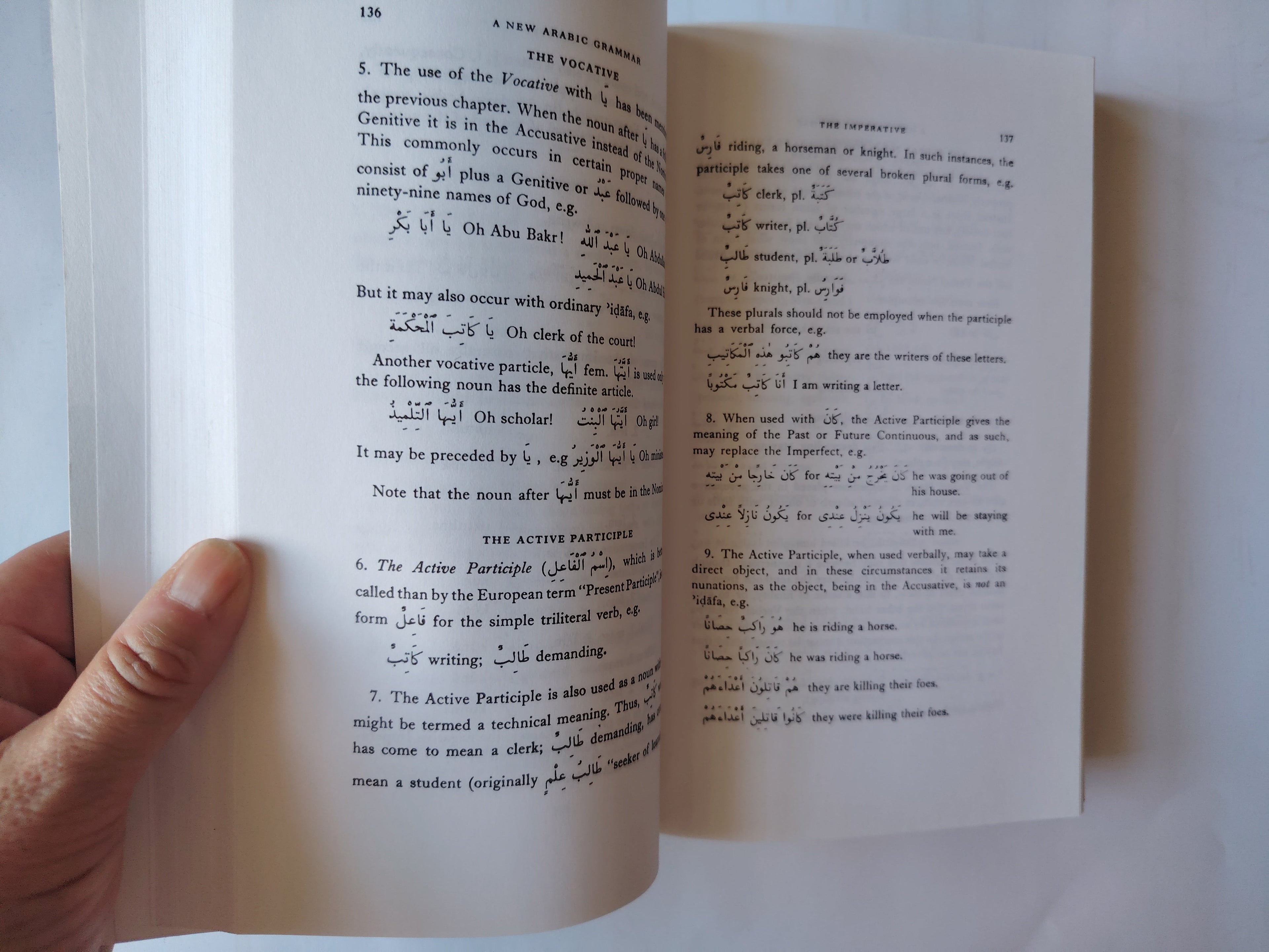 A new Arabic grammar of the written language J A Haywood and H M Nahmad 2005 Paperback Book