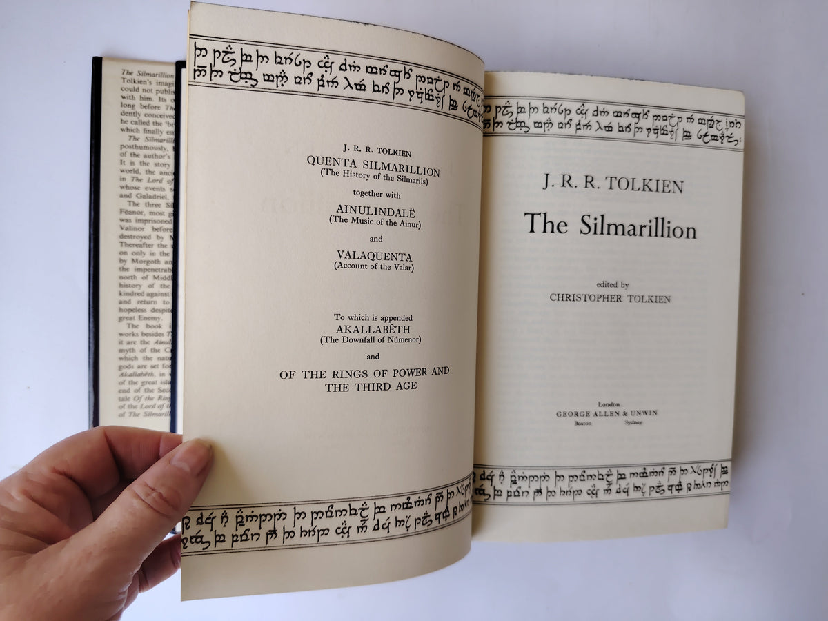 The Silmarillion by J R R Tolkien First Edition First Impression with map George Allen & Unwin 1977