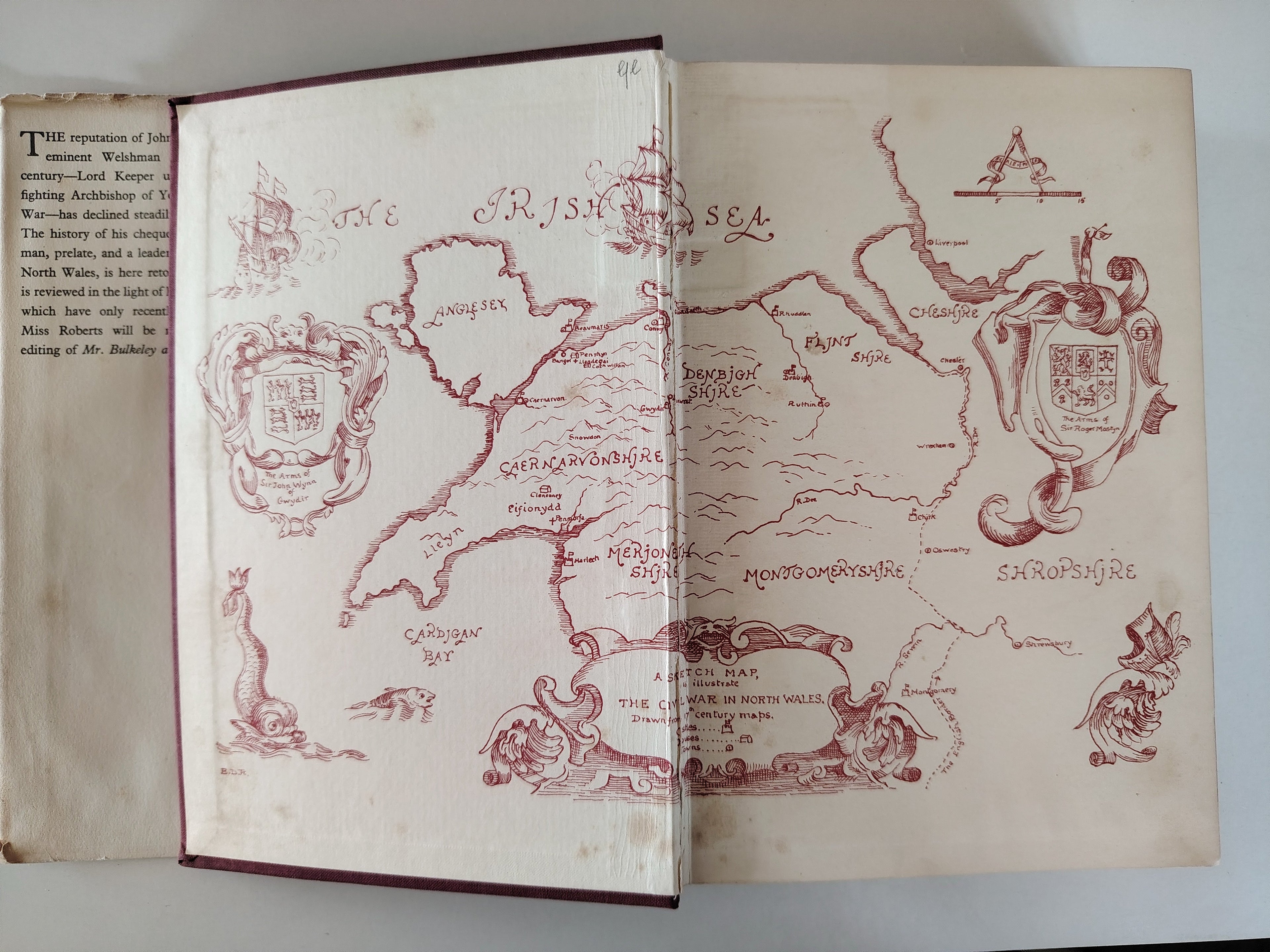 Mitre & Musket John Williams Lord Keeper, Archbishop of York 1583-1650 by B Dew Roberts First Edition 1938