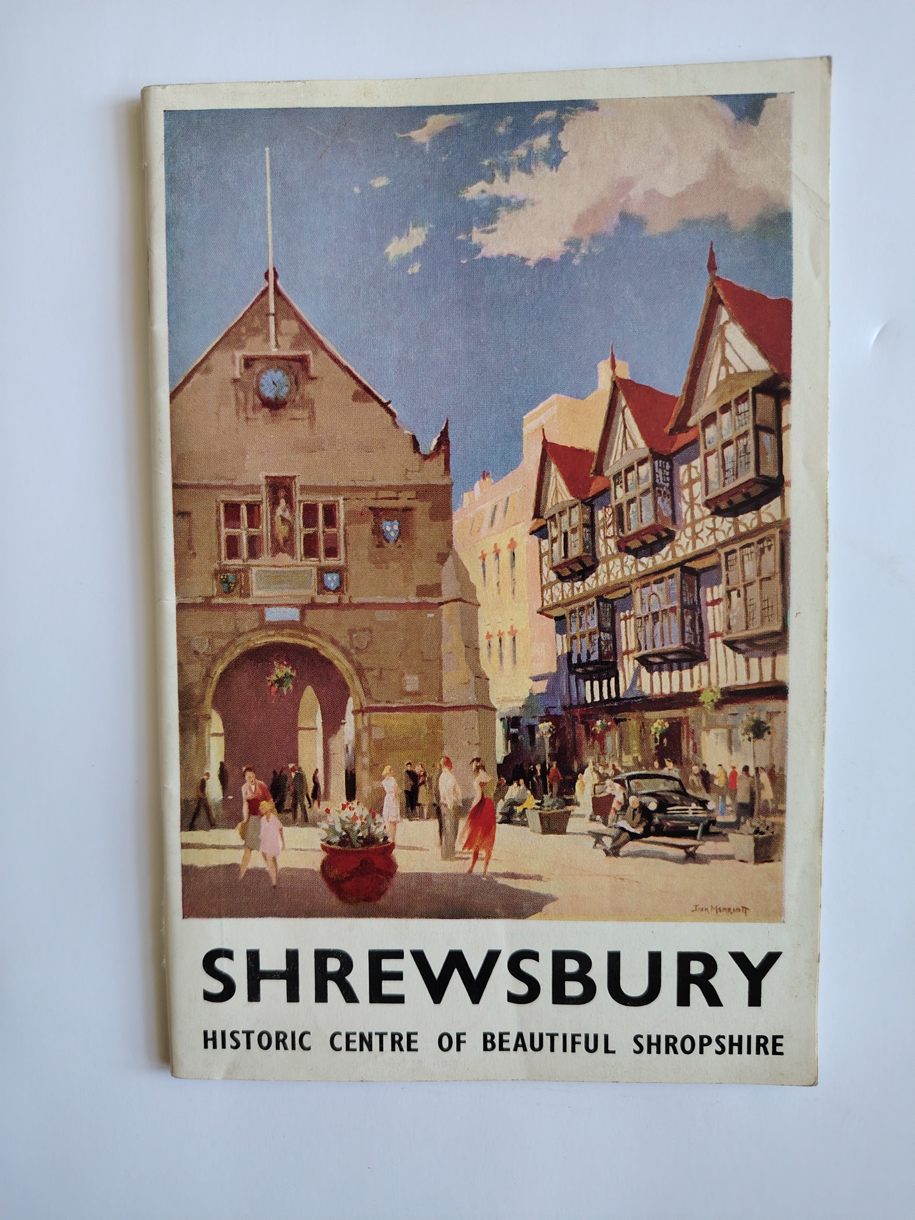 Shrewsbury Historic Centre of Beautiful Shropshire Illustrated Booklet