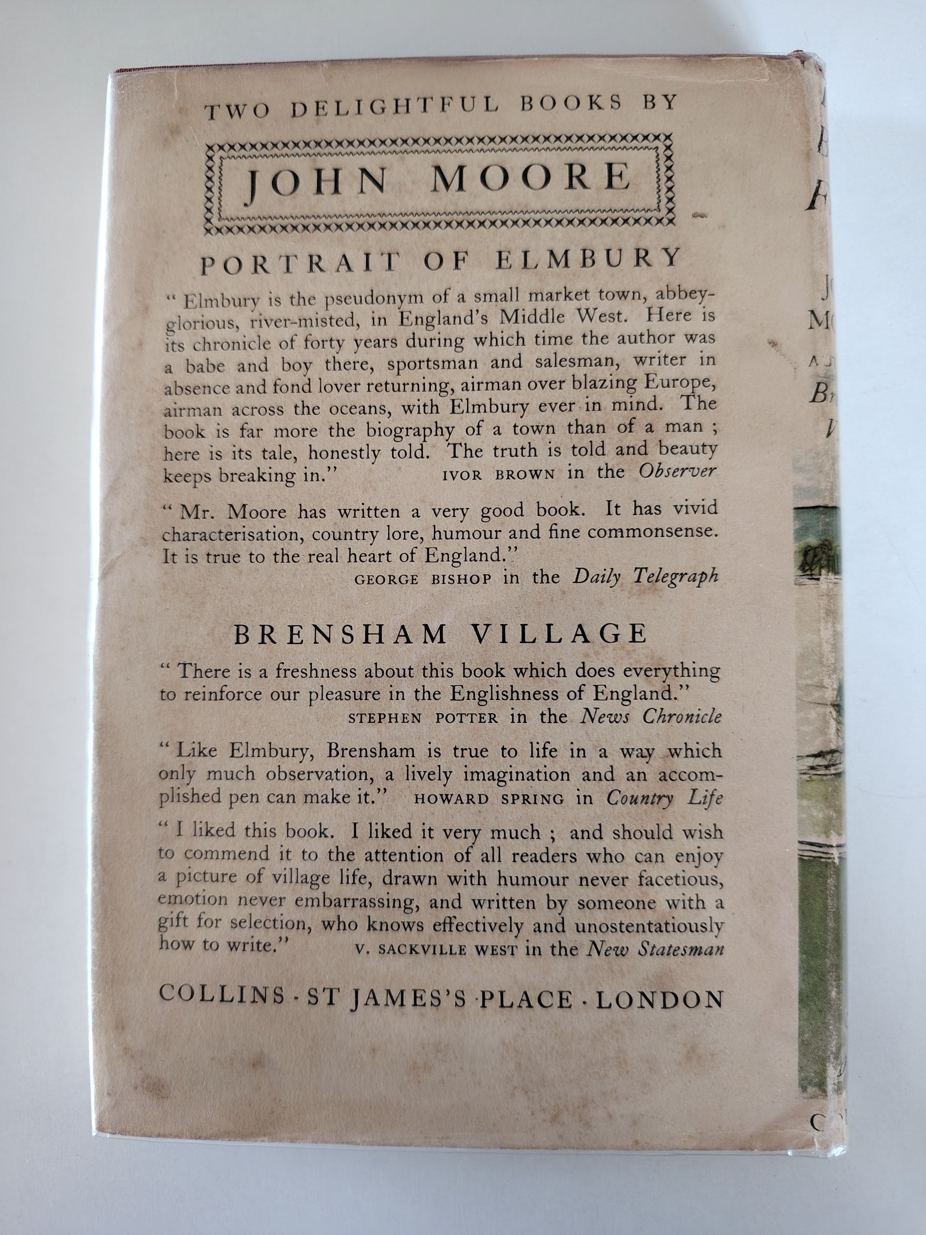 The Blue Field by John Moore First Edition Second Impression August 1949 with Dustjacket
