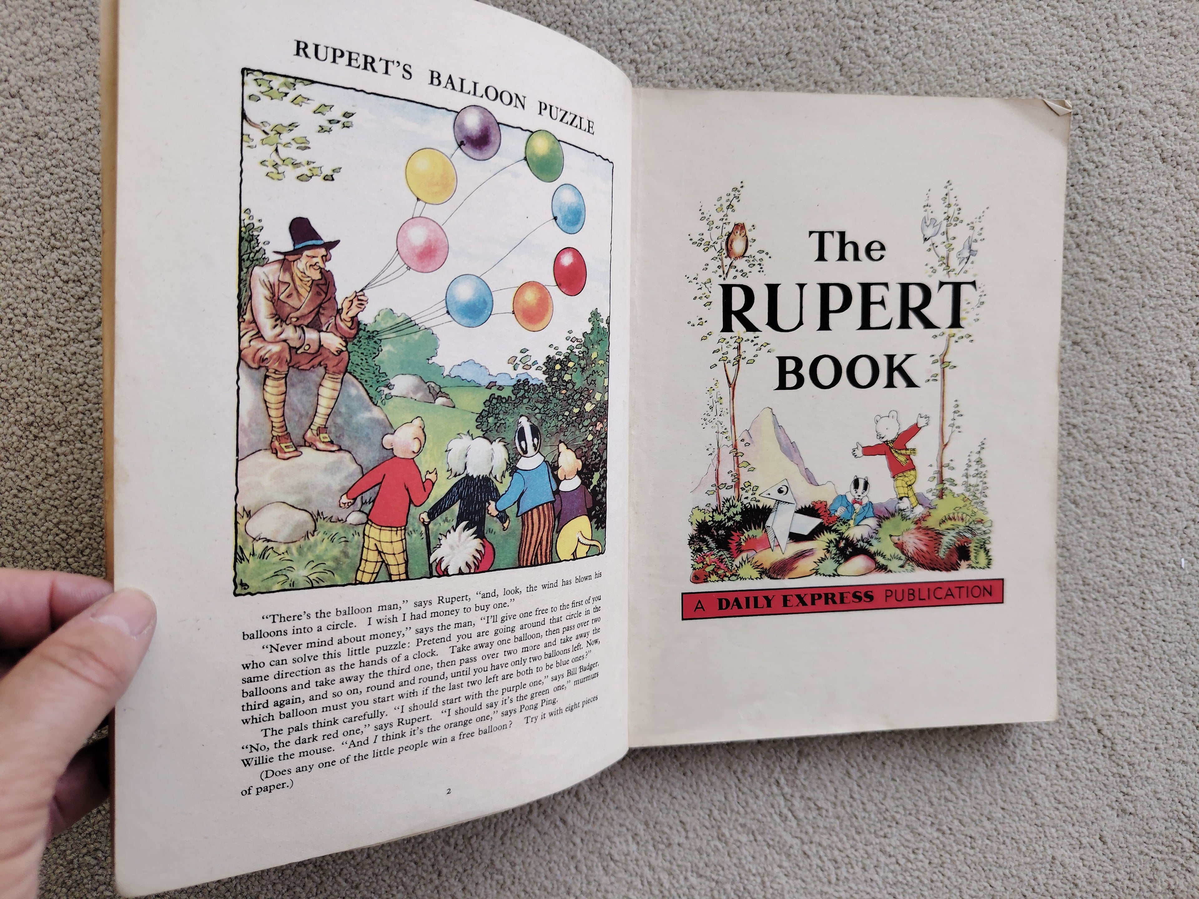 The Rupert Book The Daily Express Annual 1948 Very Good for Soft Cover Book