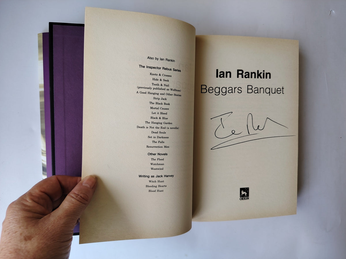 Beggars Banquet by Ian Rankin SIGNED First Edition First Impression Hardback Book 2002