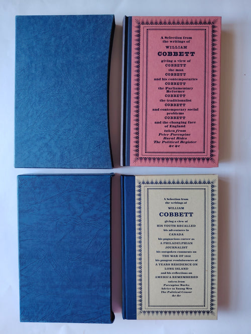 Cobbett's England and Cobbetts's America William Cobbett The Folio Society Books with Slipcases 1968 and 1985