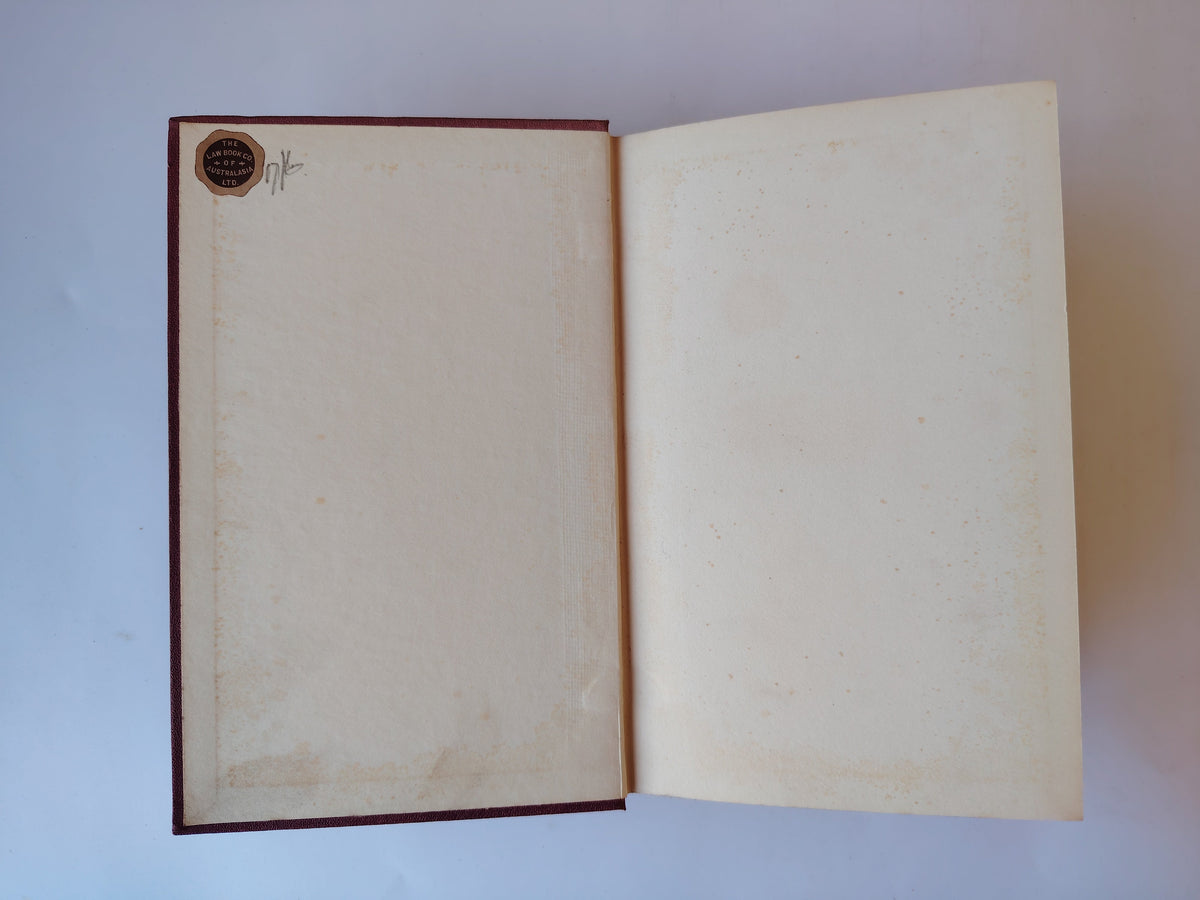 The Trial of Ronald Geeves Griggs Edited by A J Buchanan Famous Australian Trials First Edition Book 1930