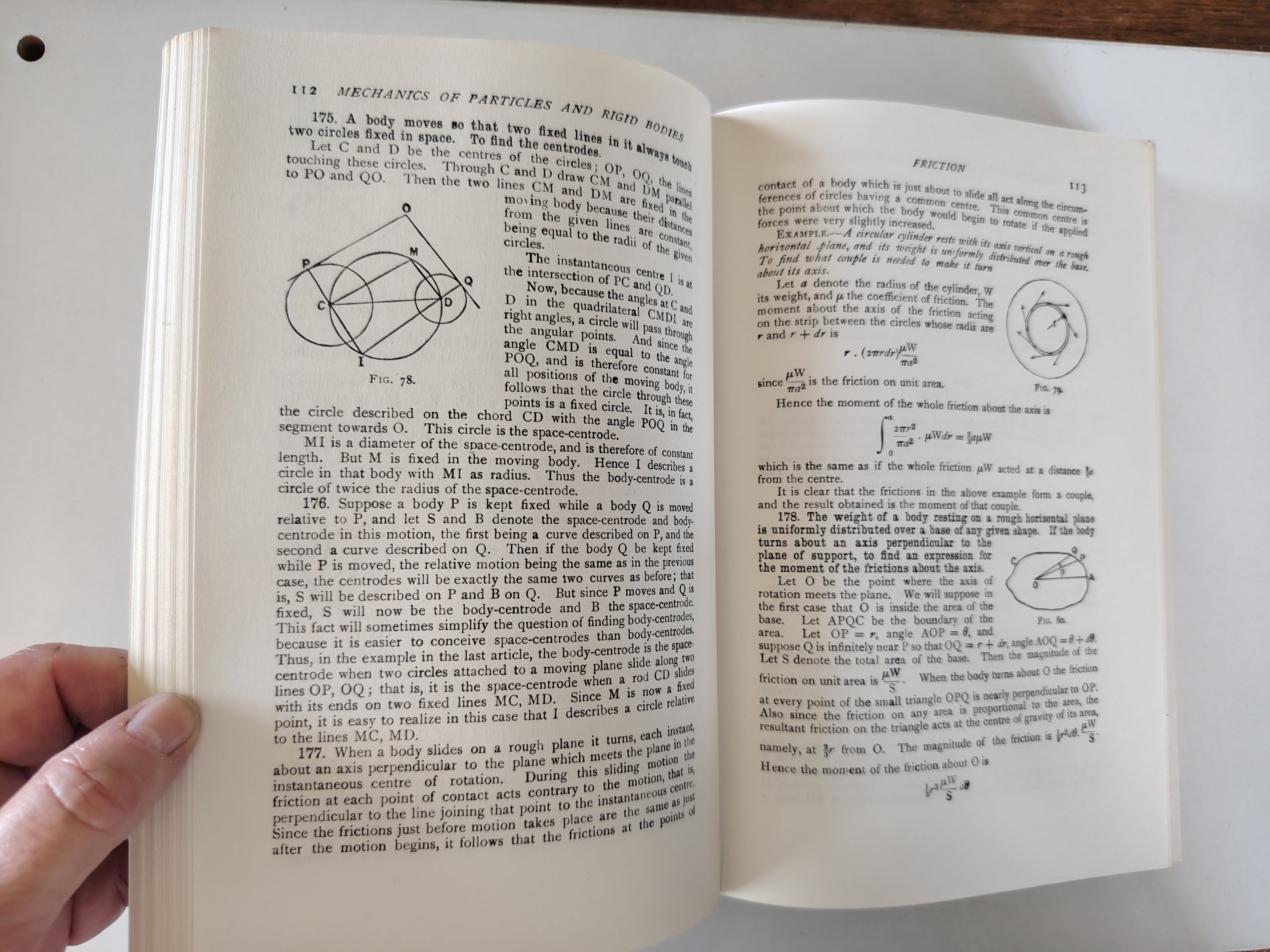 Mechanics of Particles and Rigid Bodies by John Prescott with Diagrams Published 1966