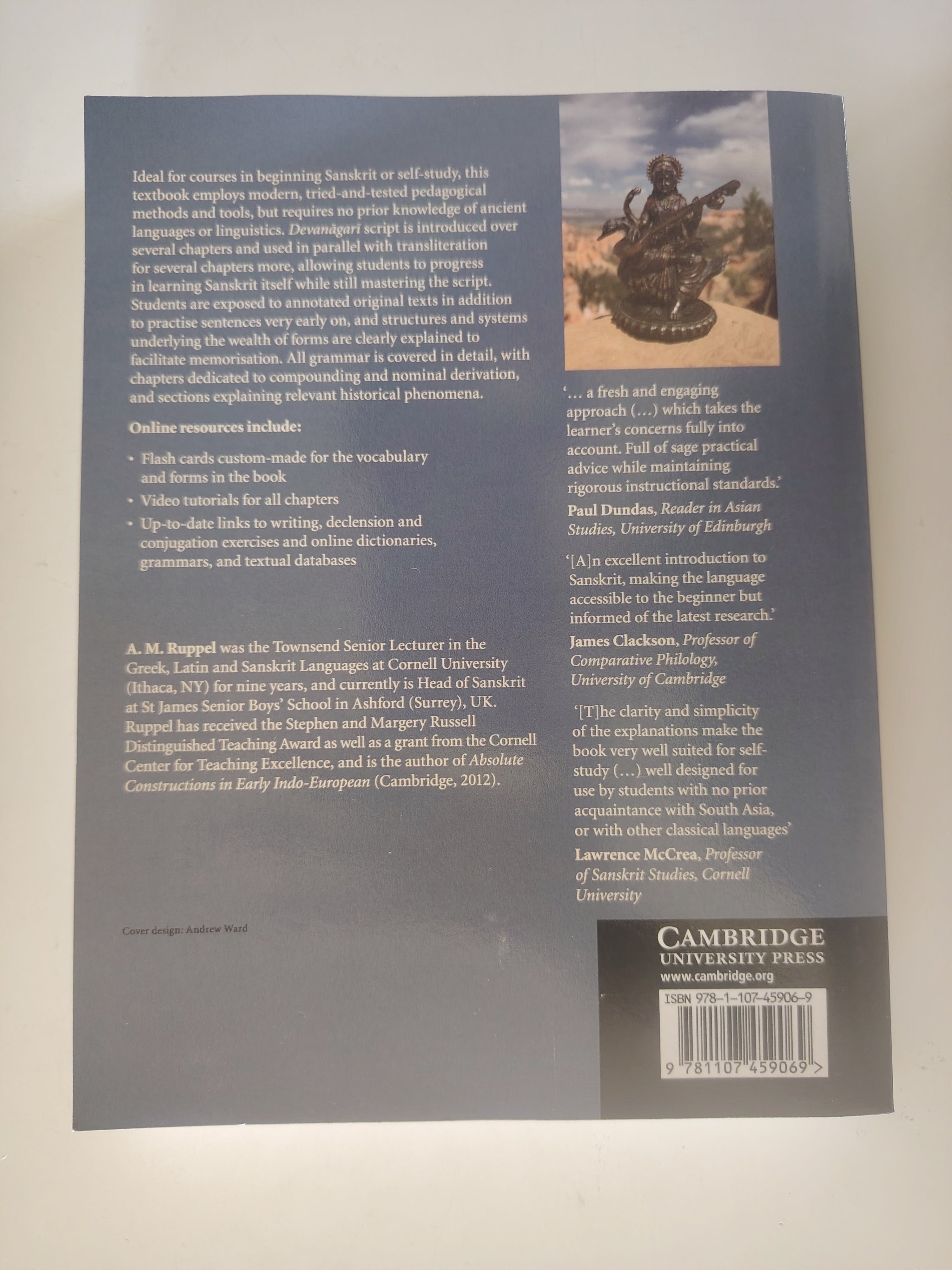 The Cambridge Introduction to Sanskrit by A M Ruppel 2020 Large Paperback Book