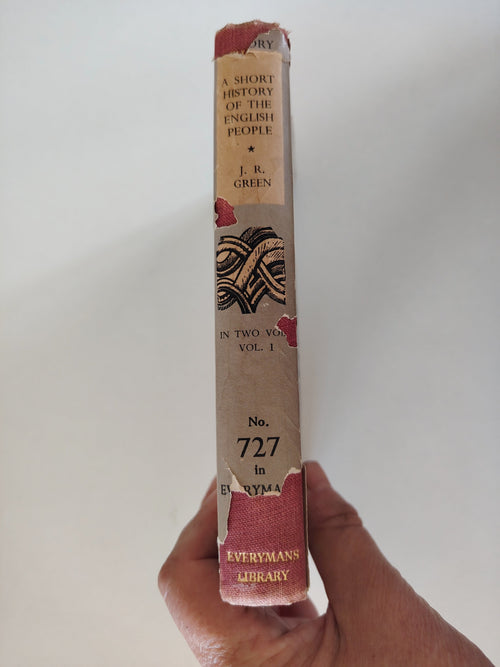 A Short History of The English People Volume One J R Green Everyman's Library 727 1947