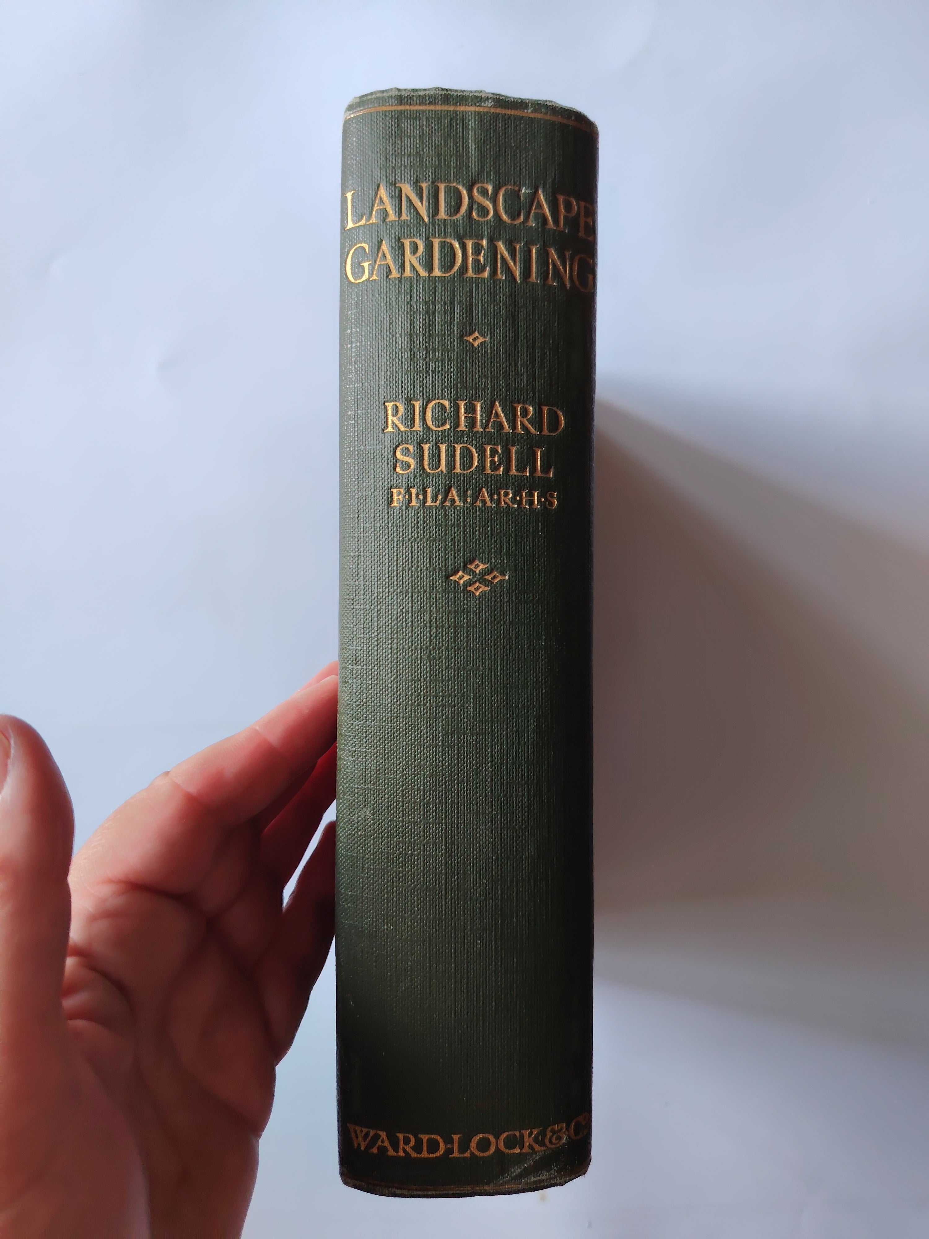Landscape Gardening, Planning - Construction Planting by Richard Sudell First Edition Illustrated Book from 1933