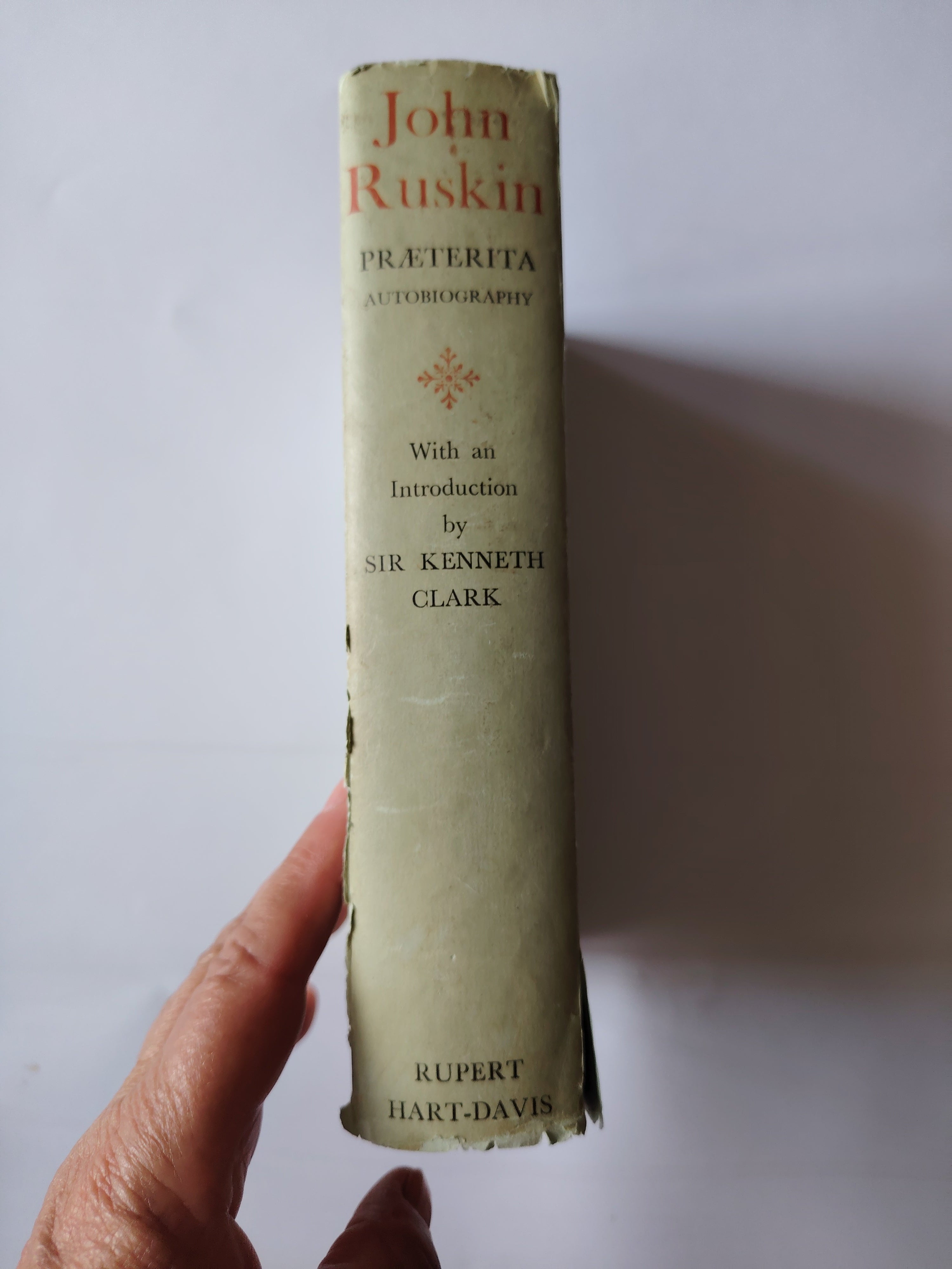 Praeterita The Autobiography of John Ruskin with an Introduction by Sir Kenneth Clark 1949 Hardback Book