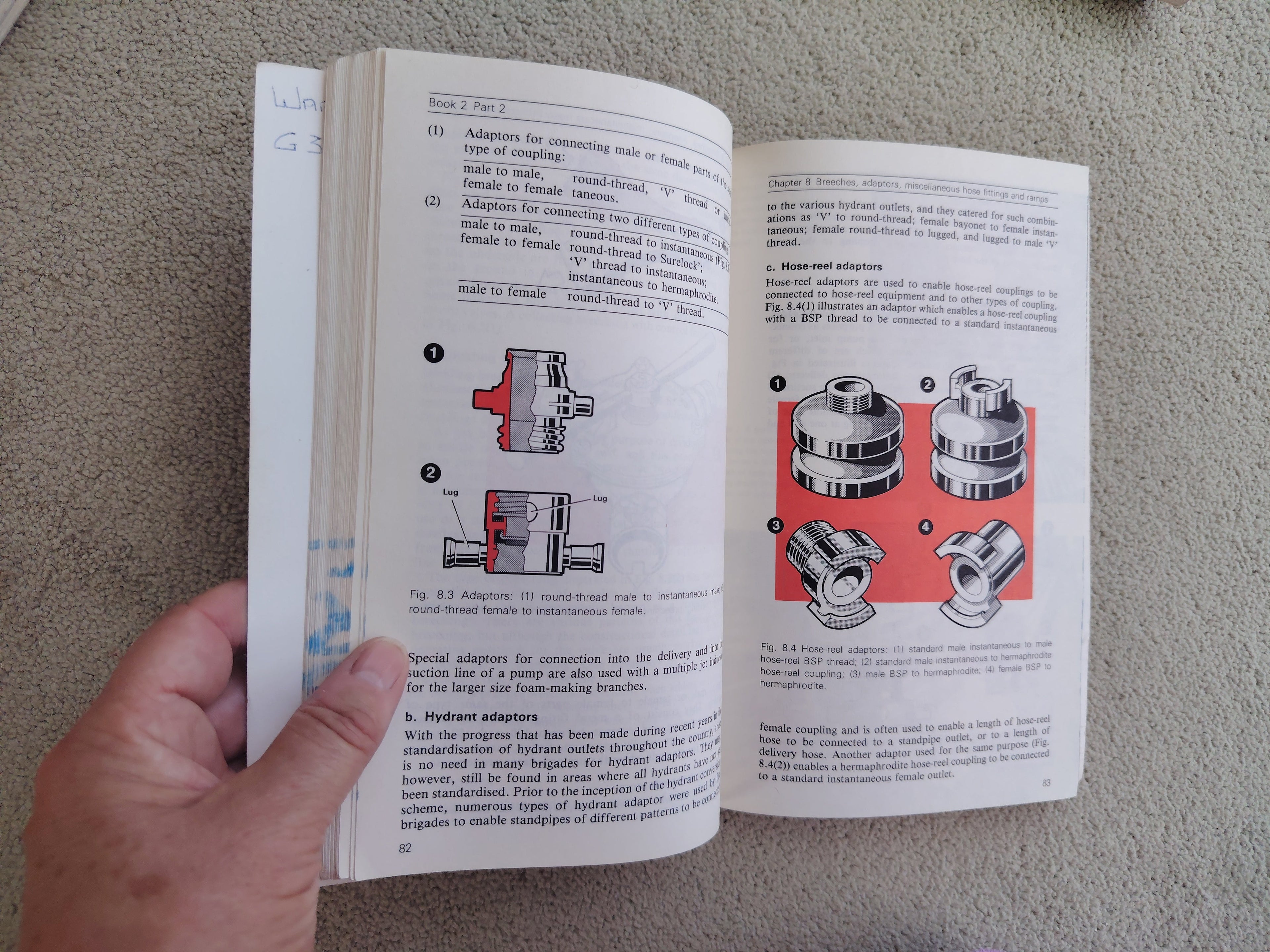 14 Books from the Manual of Firemanship Series published by the Home Office (Fire Department) 1970/80s