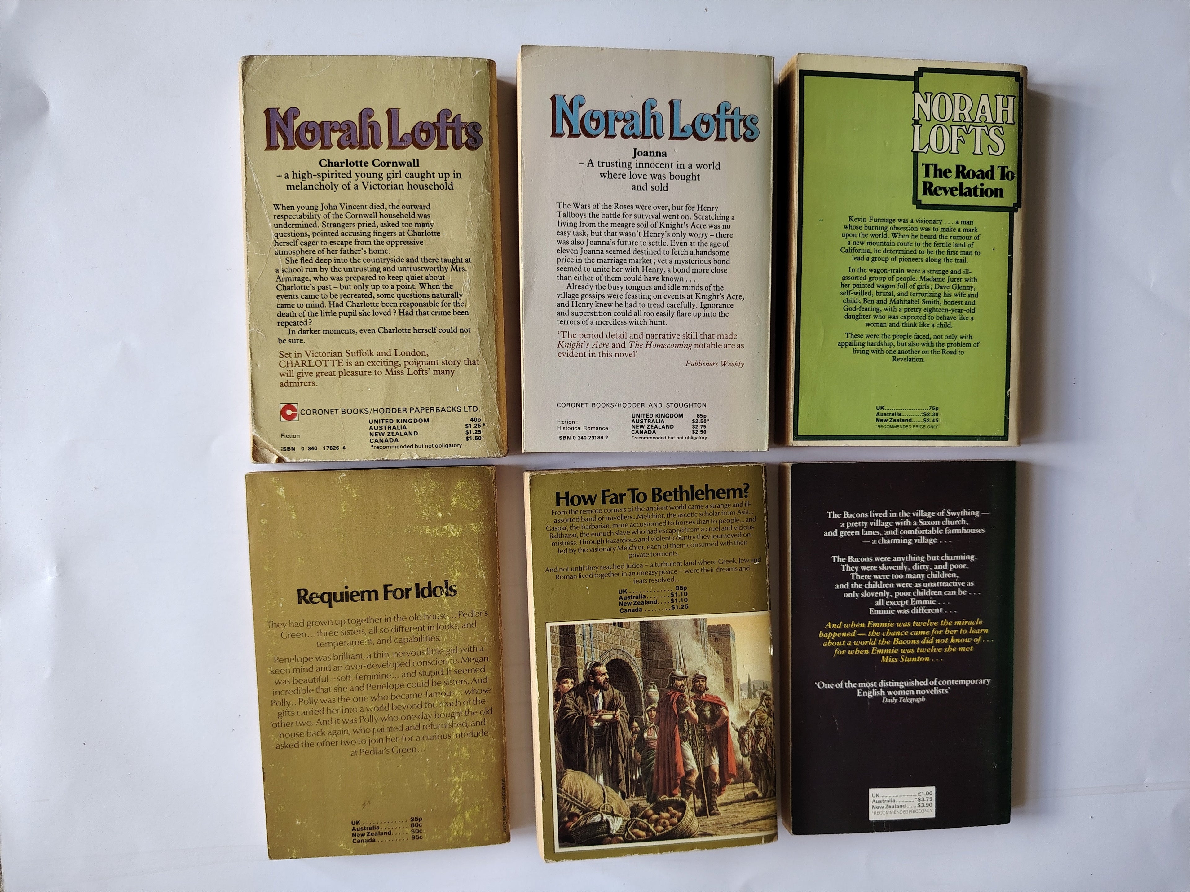 Norah Lofts Corgi Vintage Paperback Books