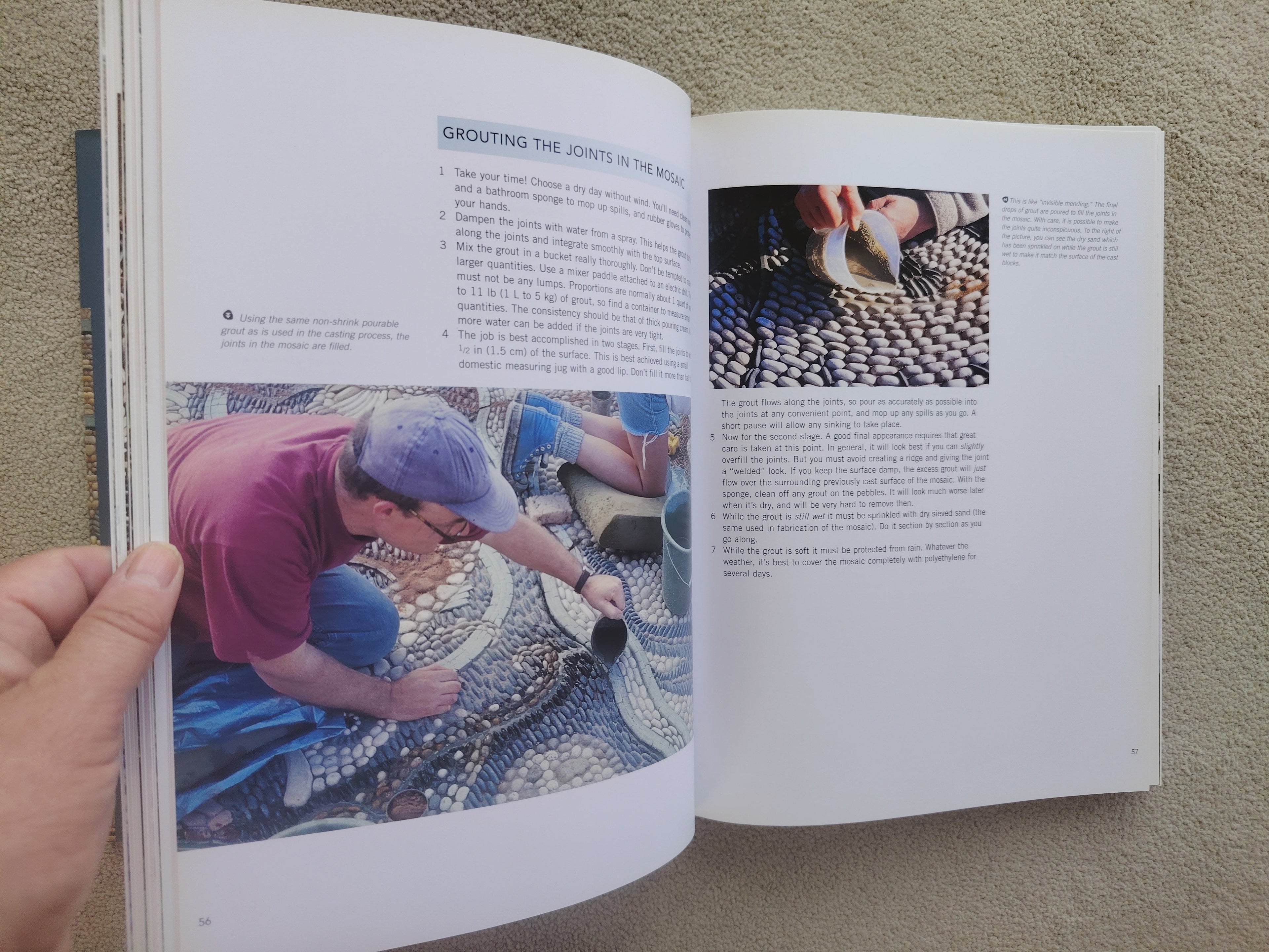 The Complete Pebble Mosaic Handbook by Maggy Howard Fully Illustrated Hardback Book from 2003