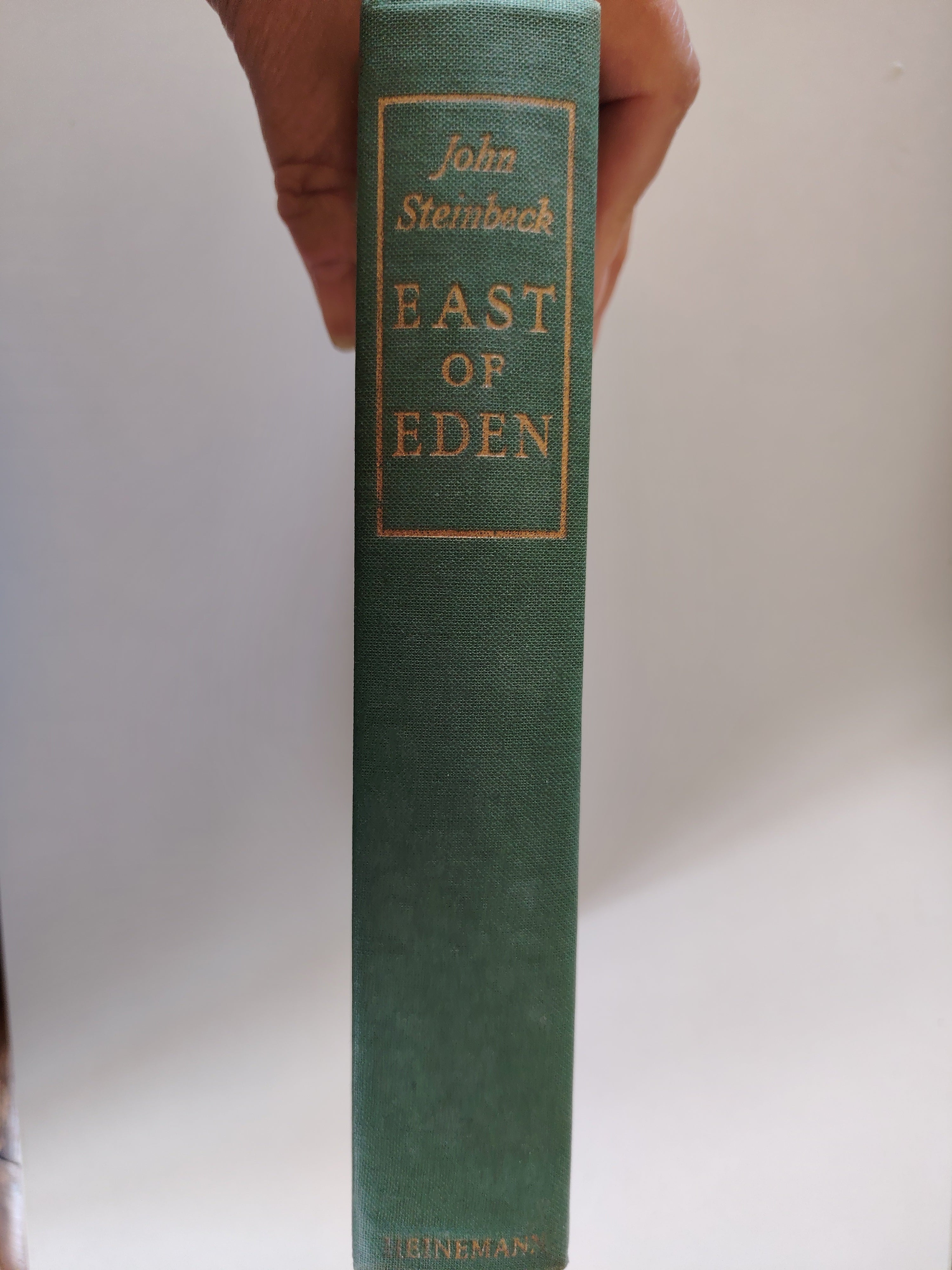 East of Eden by John Steinbeck First UK Edition 1952 With Dustjacket and 'Bite' Error William Heinemann