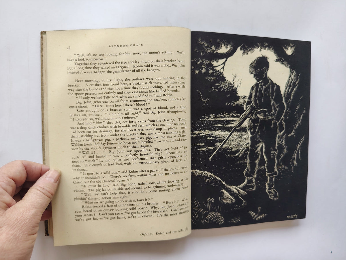Brendon Chase by 'BB' Denys Watkins-Pitchford Illustrated by Watkins Pitchford First Edition 1944