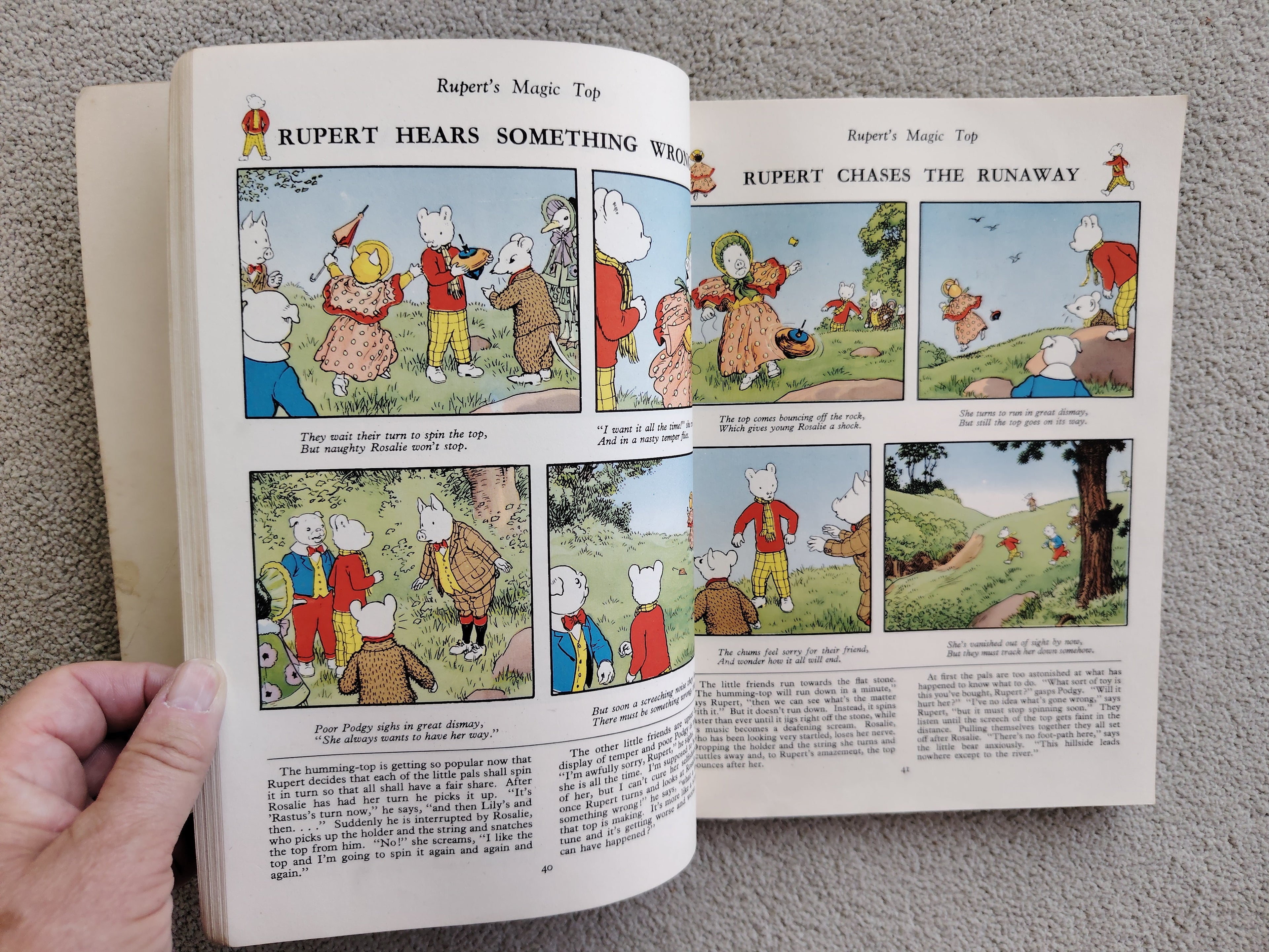 Rupert Book The Daily Express Annual 1949 Good for Soft Cover Book