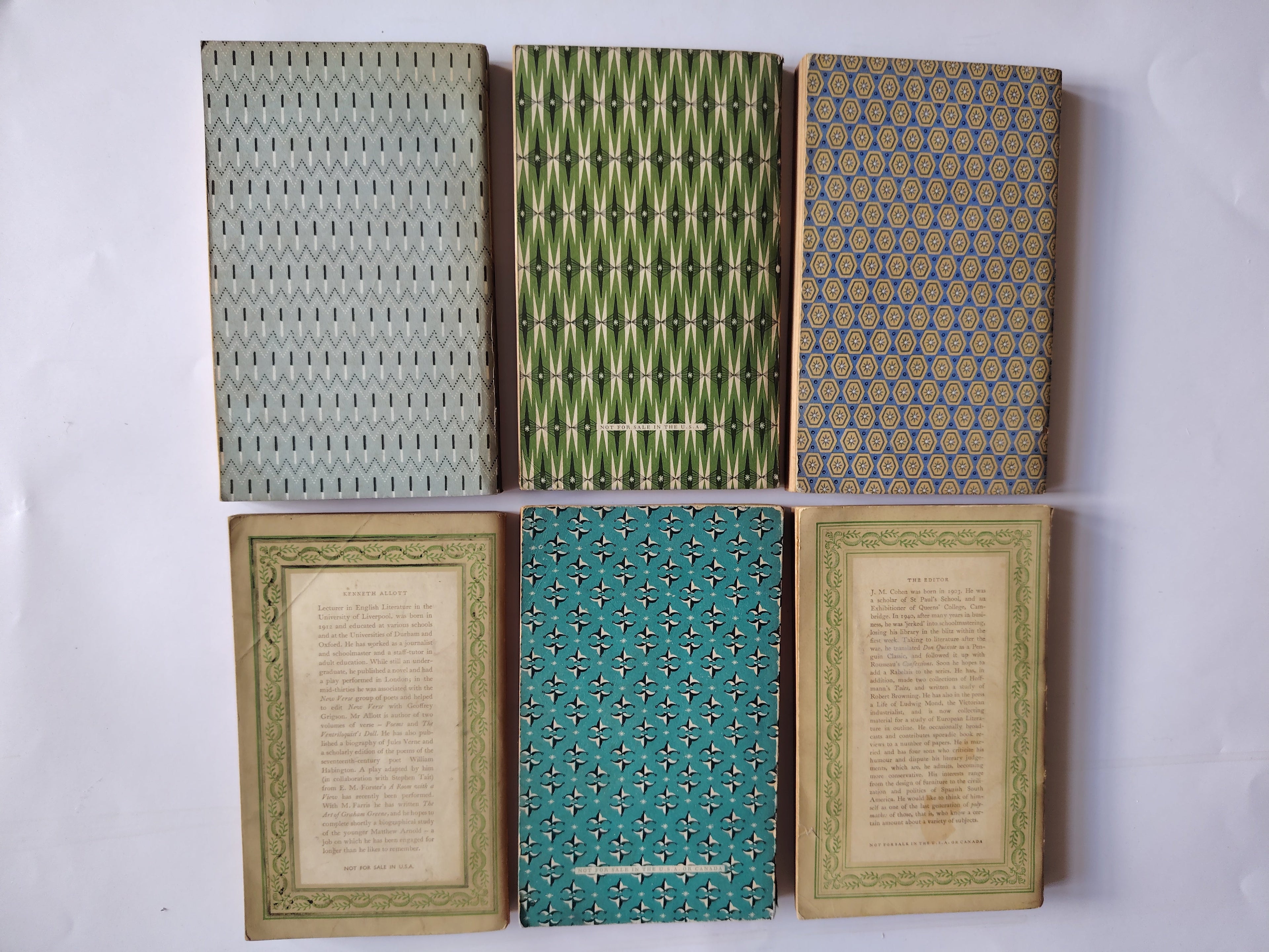 Penguin Poets Robert Graves, Matthew Arnold, Contemporary Poets, The Penguin Book of French Verse, The Penguin Book of Comic and Curious Verse  {