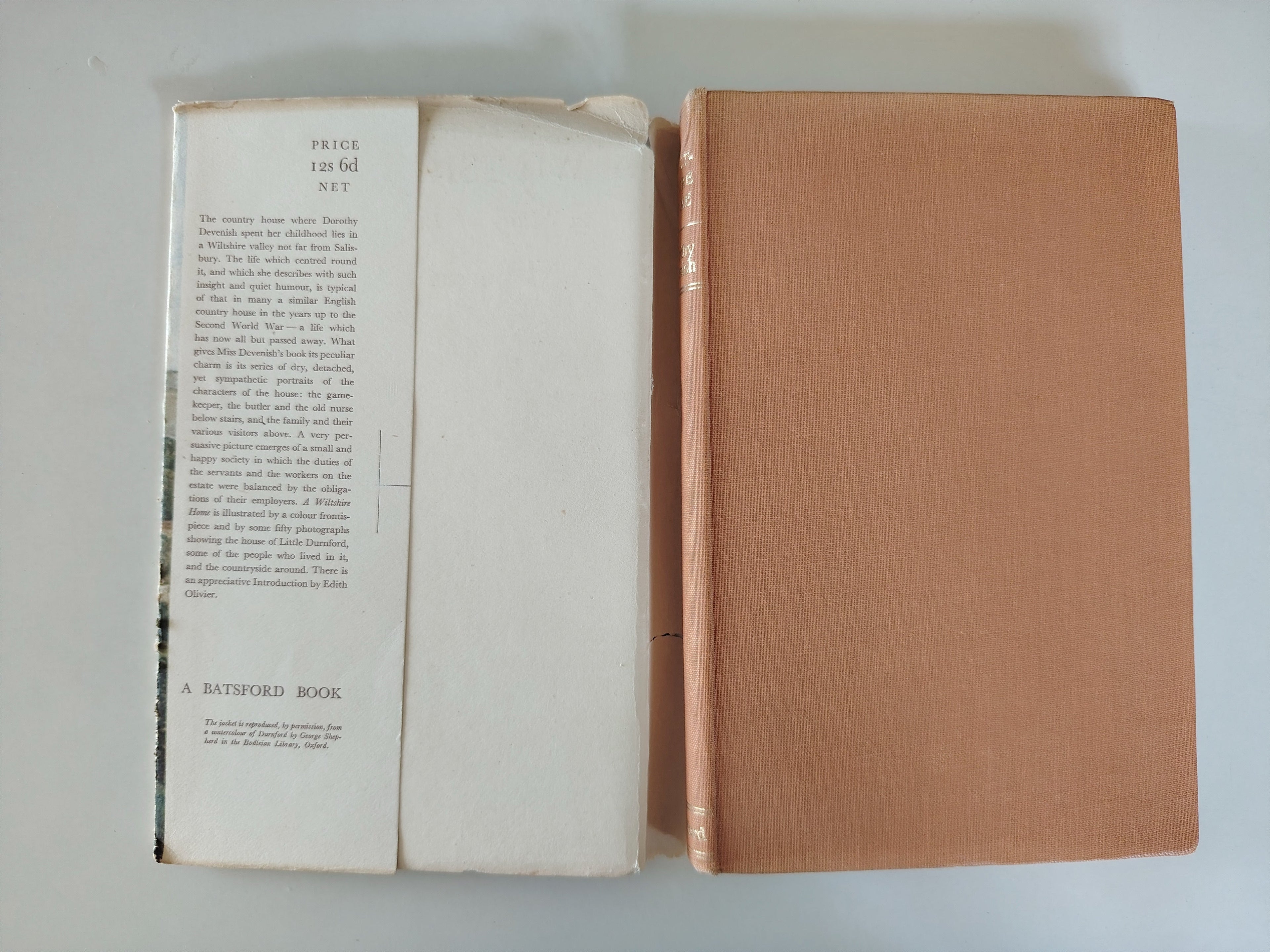 A Wiltshire Home A Study of Little Durnford by Dorothy Devenish First Edition 1948 Illustrated