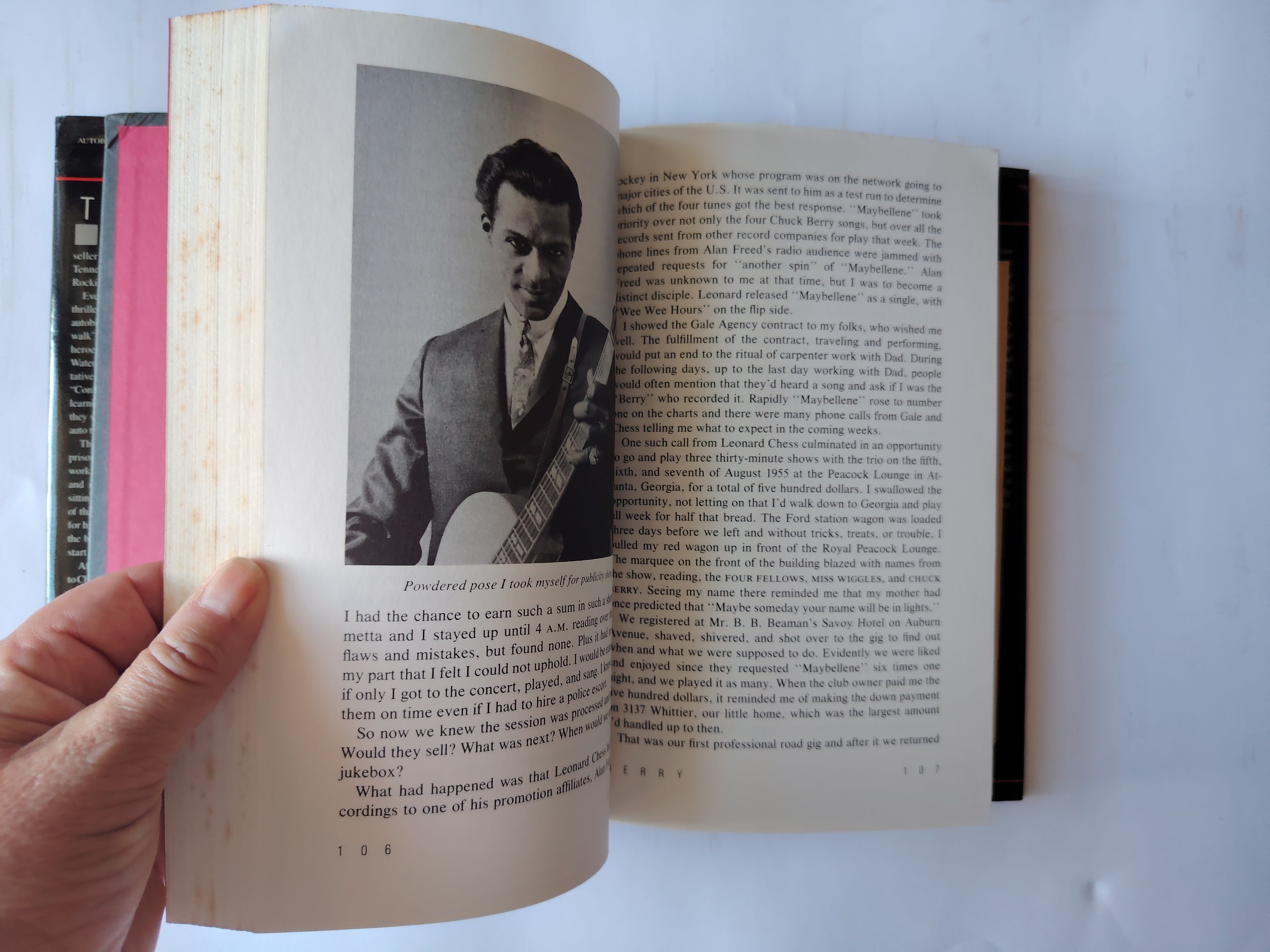 Chuck Berry The Autobiography SIGNED by Chuck Berry First Edition Hardback Book 1987