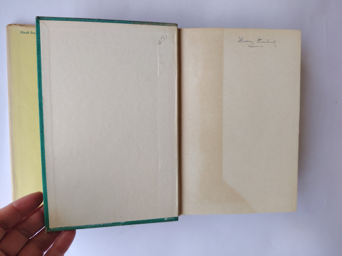 The Voyage Out A Novel by Virginia Woolf Uniform Edition The Hogarth Press 6th Impression 1949